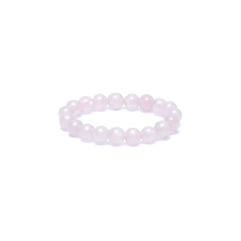 Rosenquarz Kugelring- 3mm