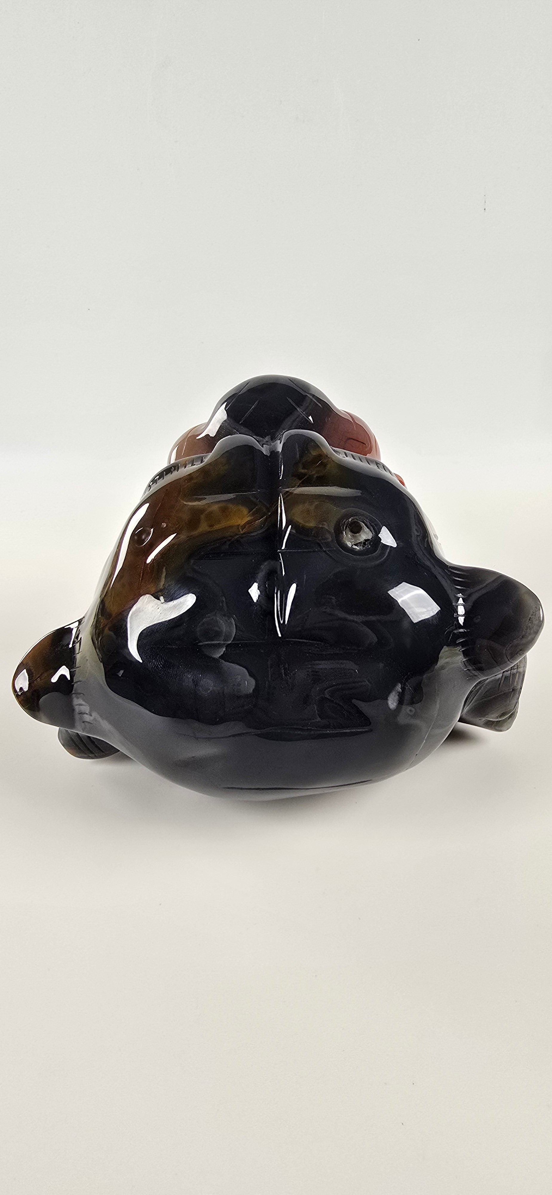 XXL Achat/Amethyst Tigerkopf - High Quality