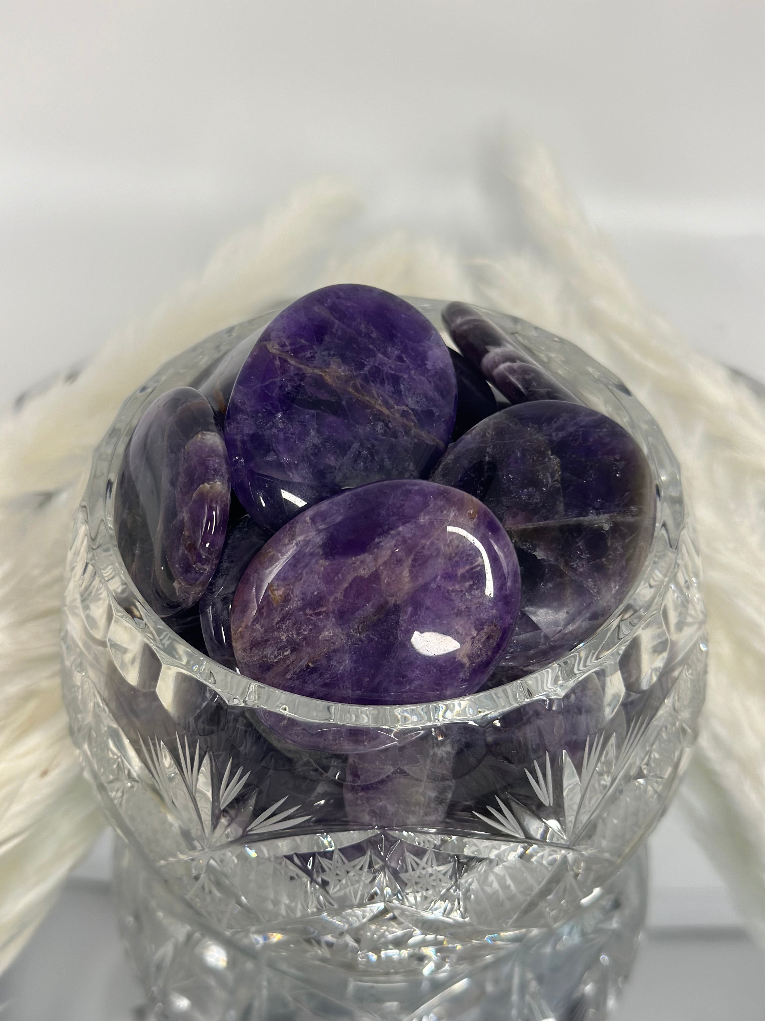 Amethyst Scheibensteine