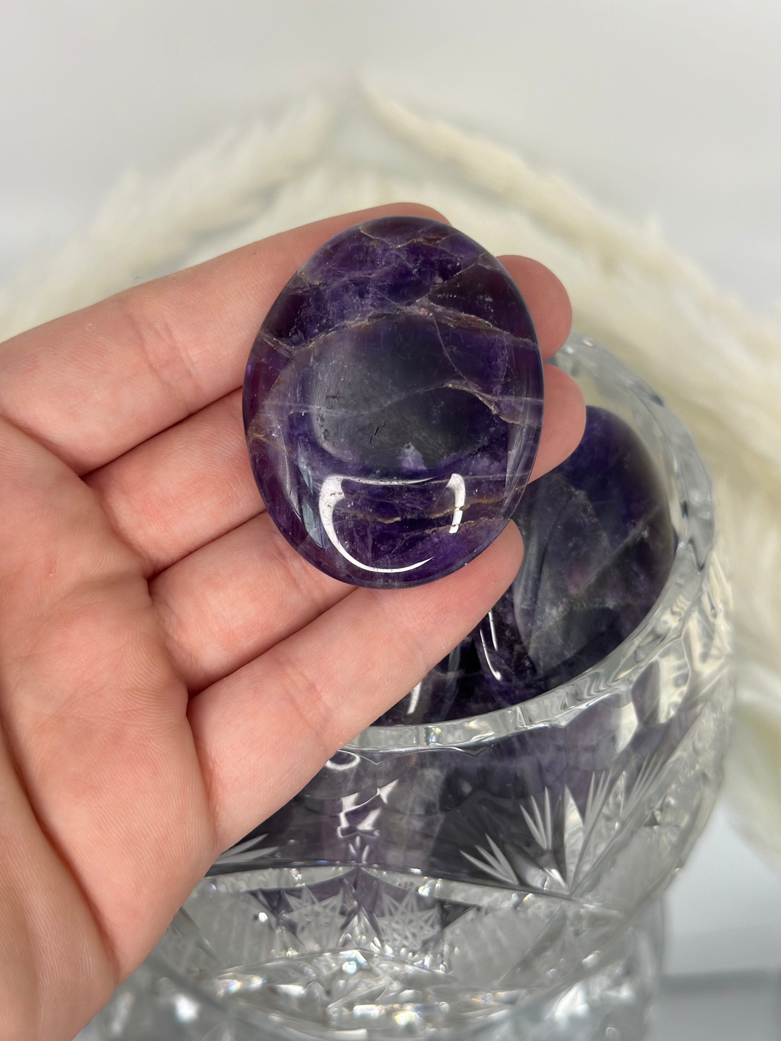 Amethyst Scheibensteine