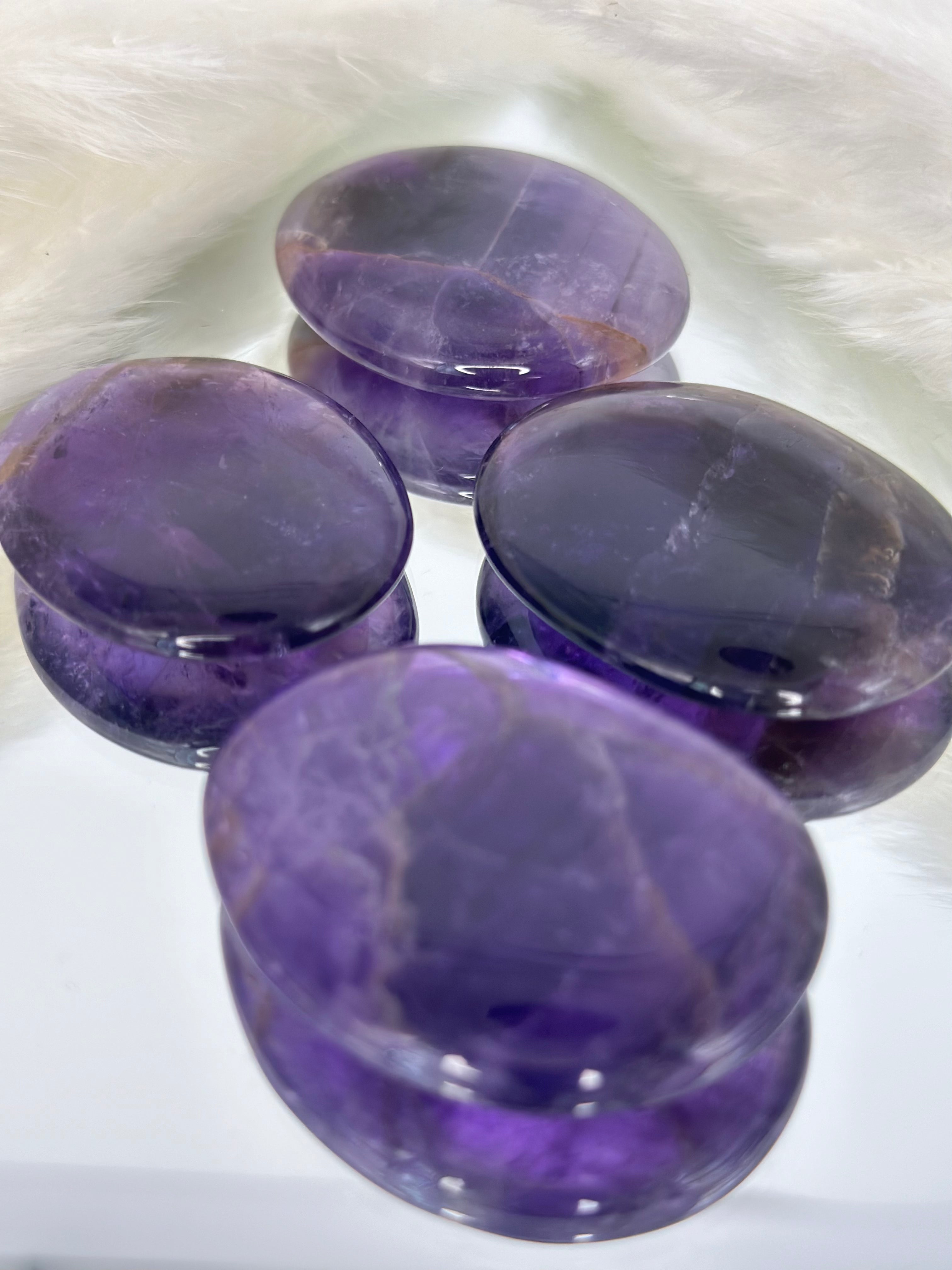 Amethyst Scheibensteine