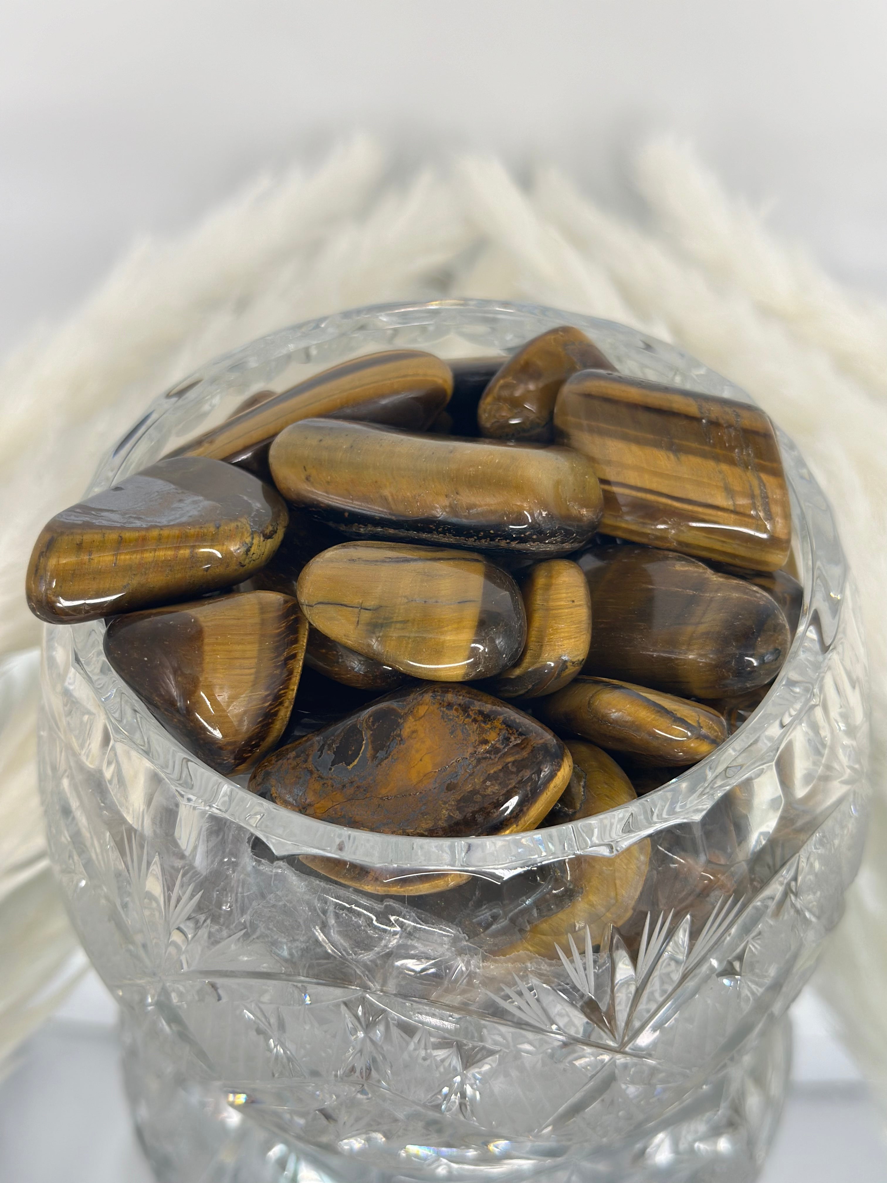 Tigerauge Trommelsteine