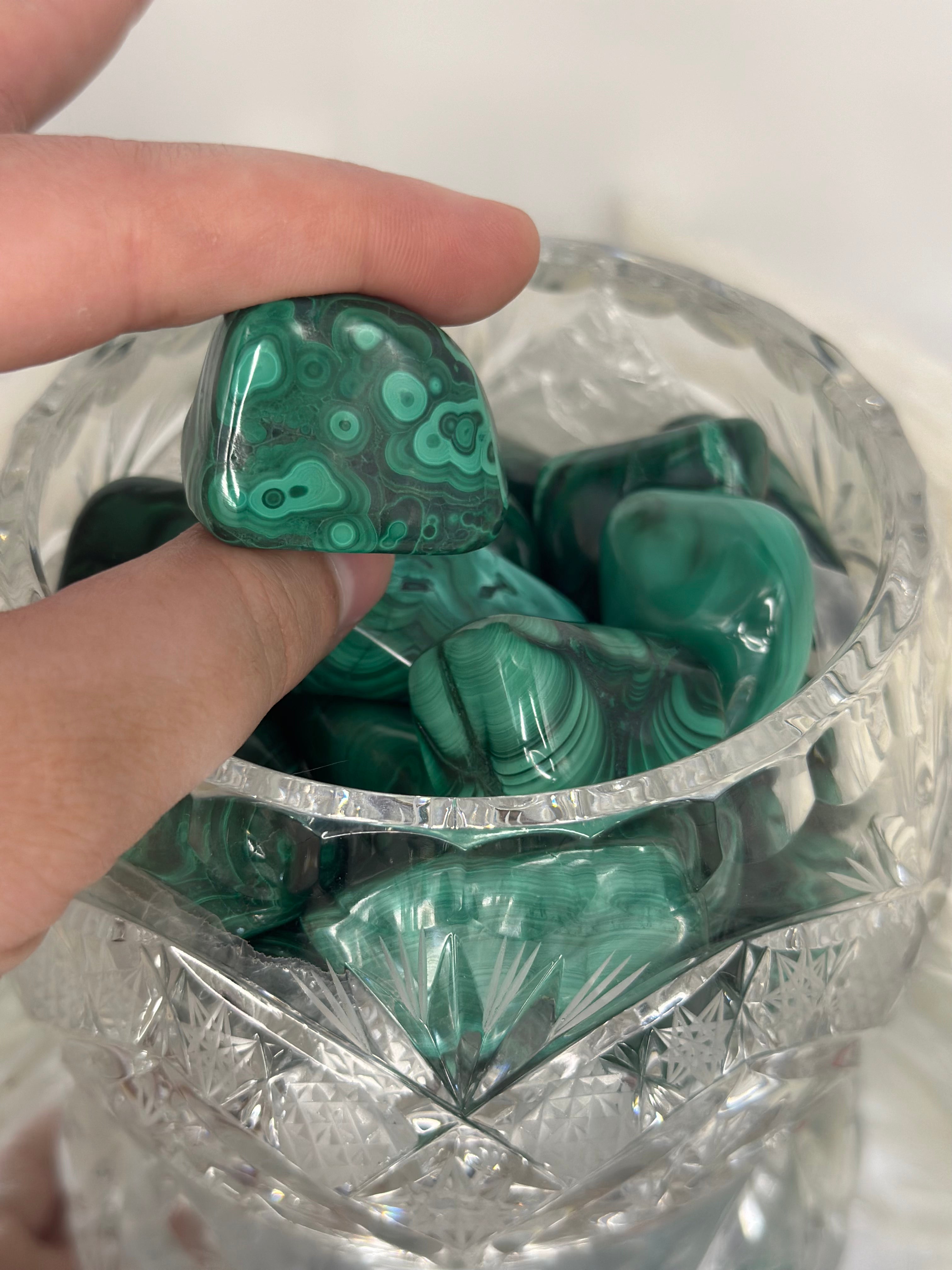 Malachit Trommelsteine