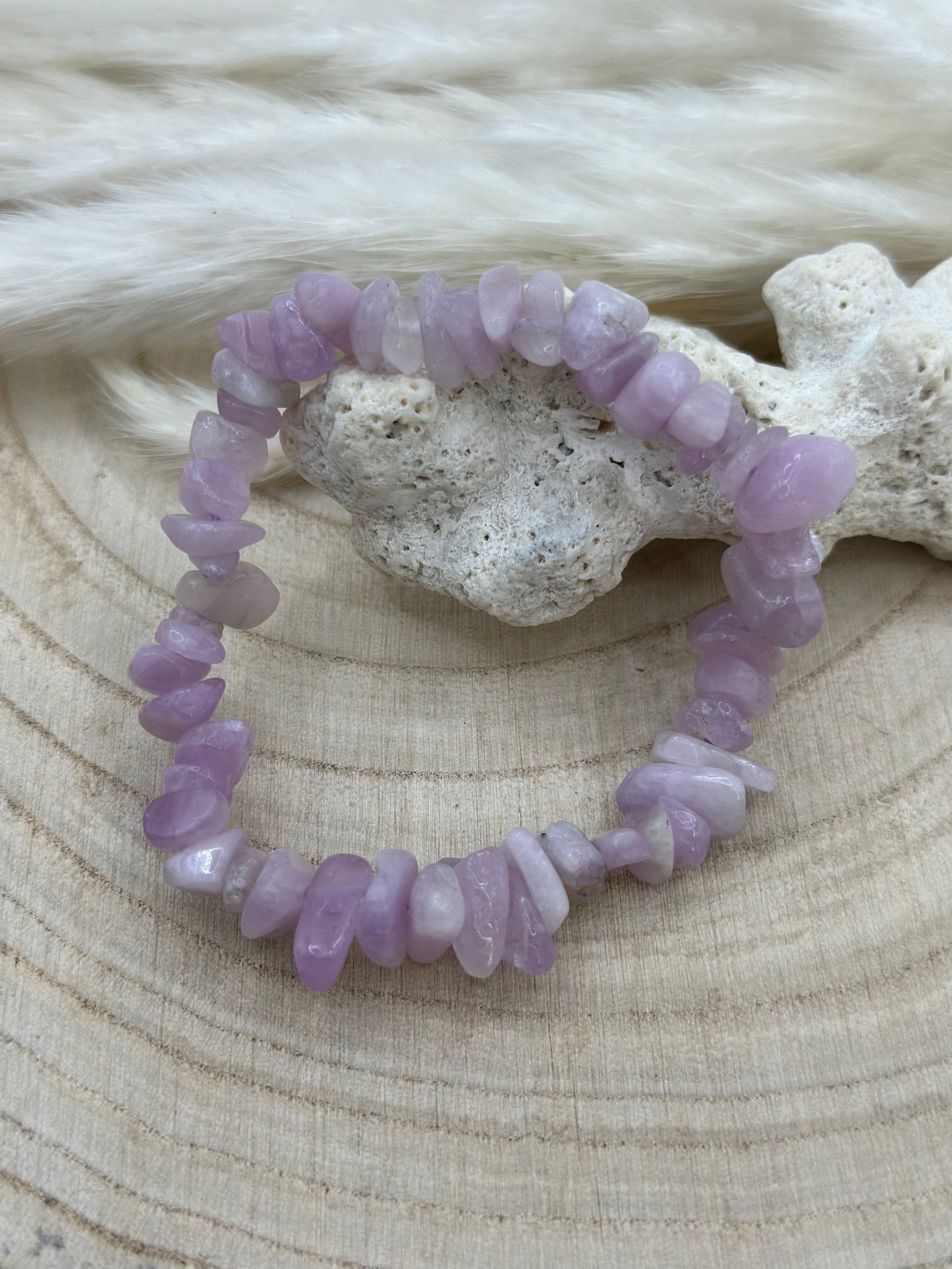Kunzit Splitterarmband