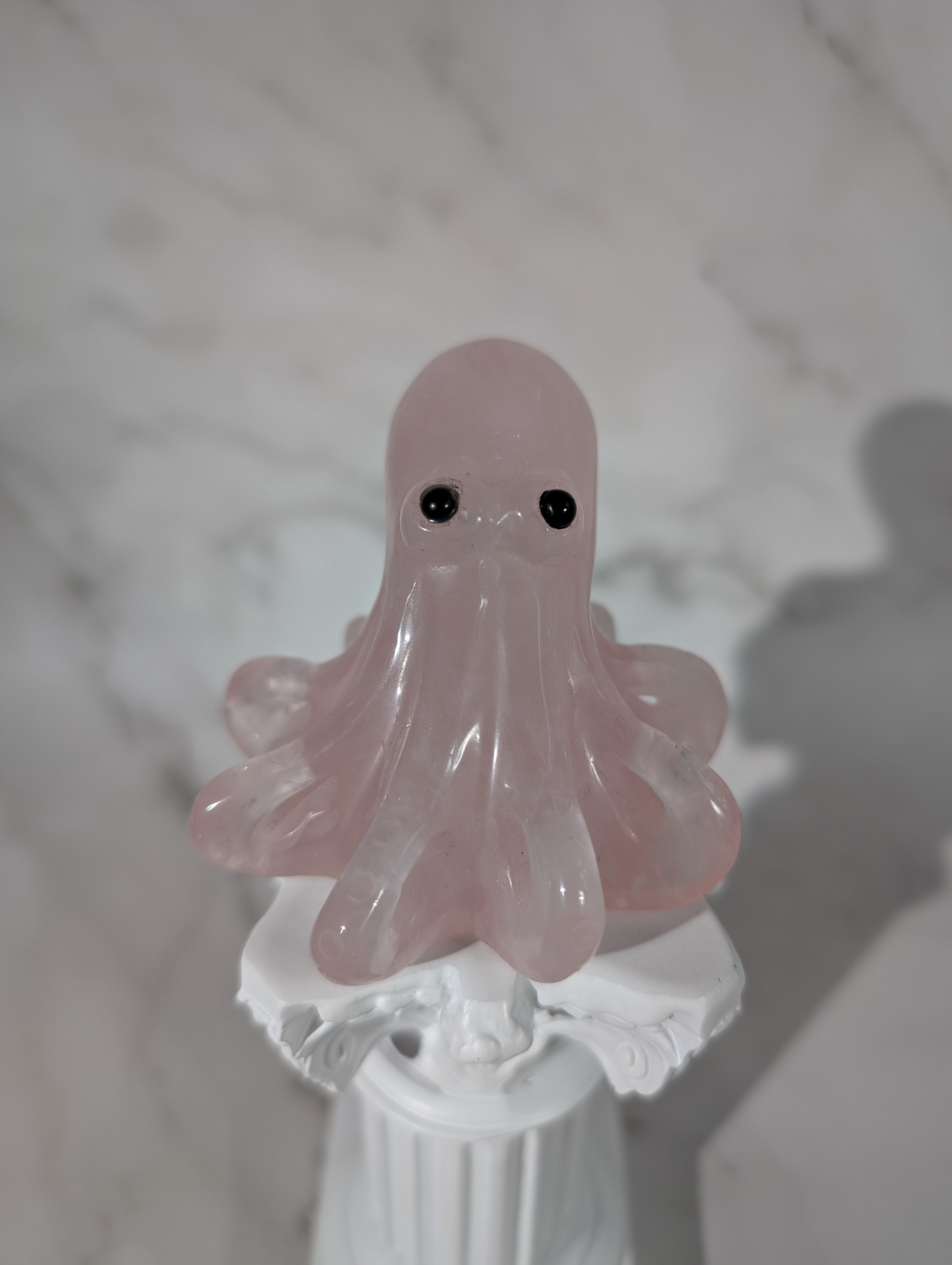 Rosenquarz Octopus