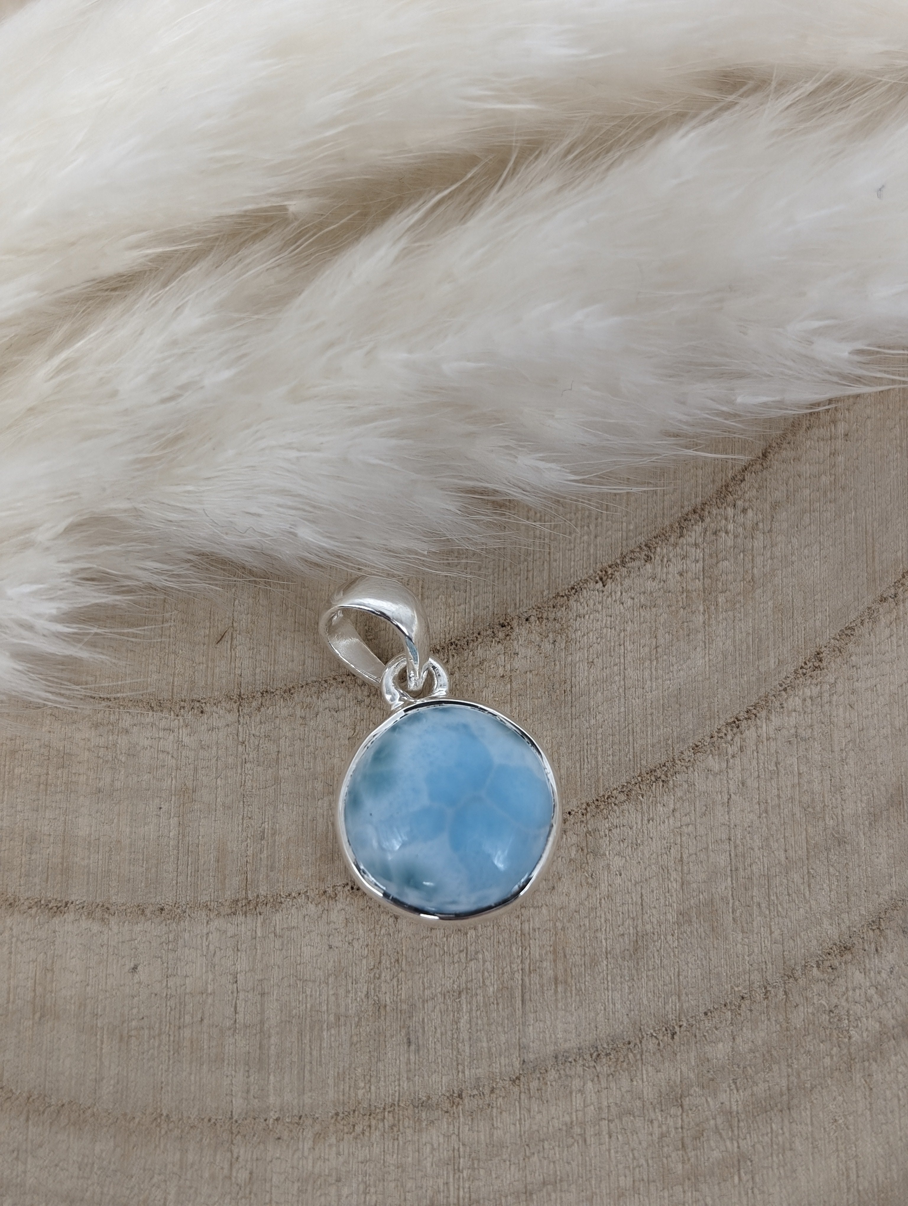 Larimar Anhänger 925 Silber