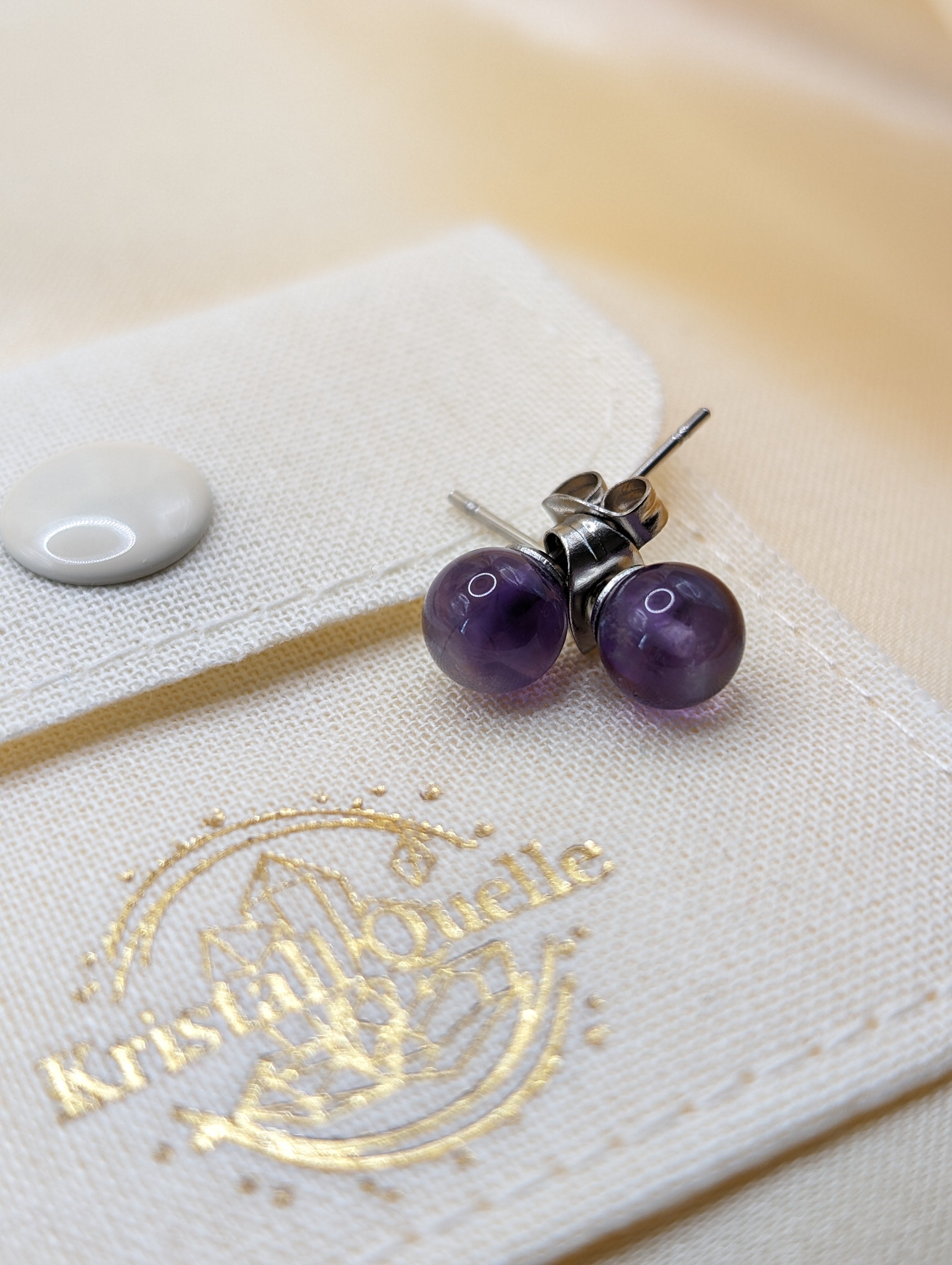 Amethyst Ohrstecker-6mm
