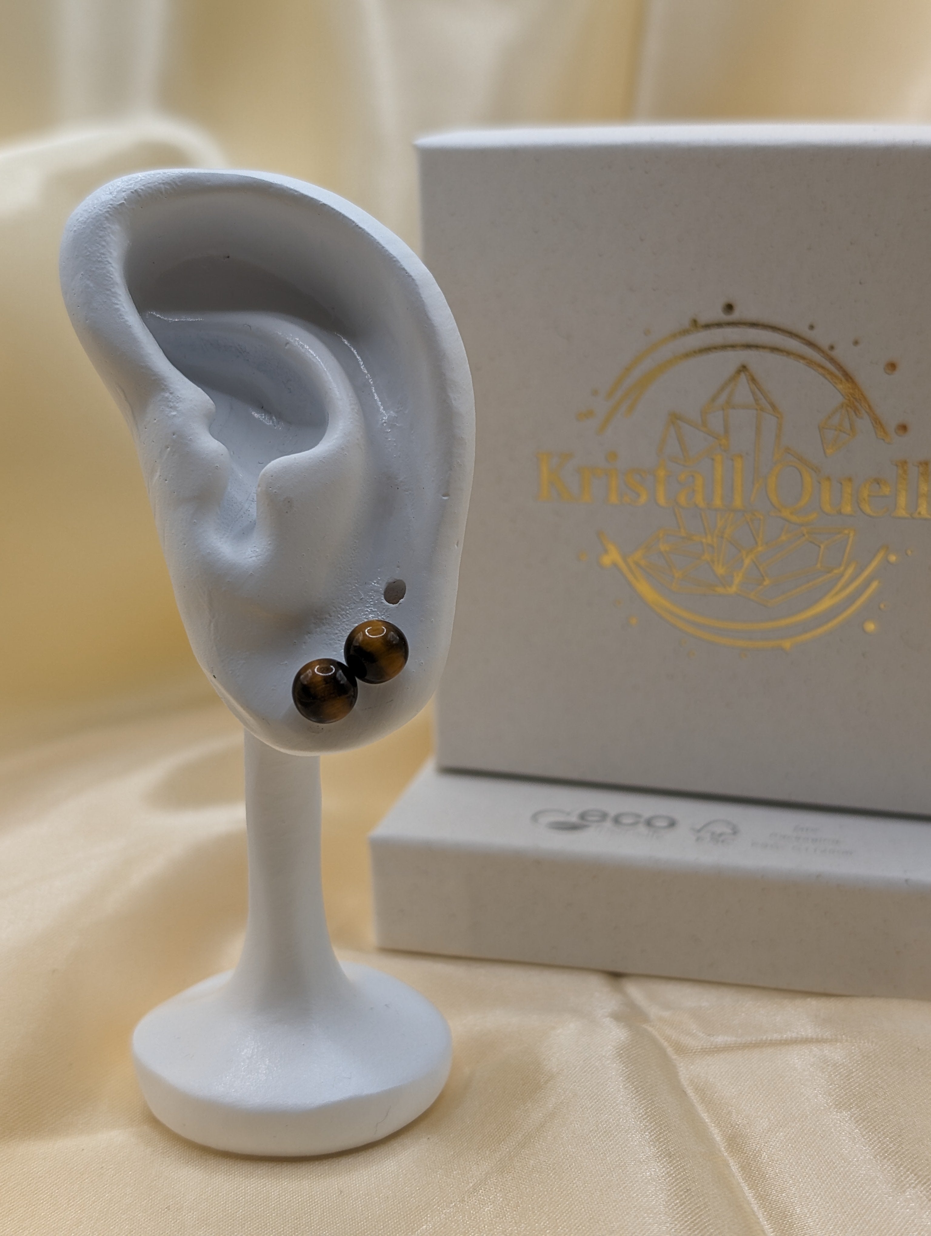 Tigerauge Ohrstecker-6mm