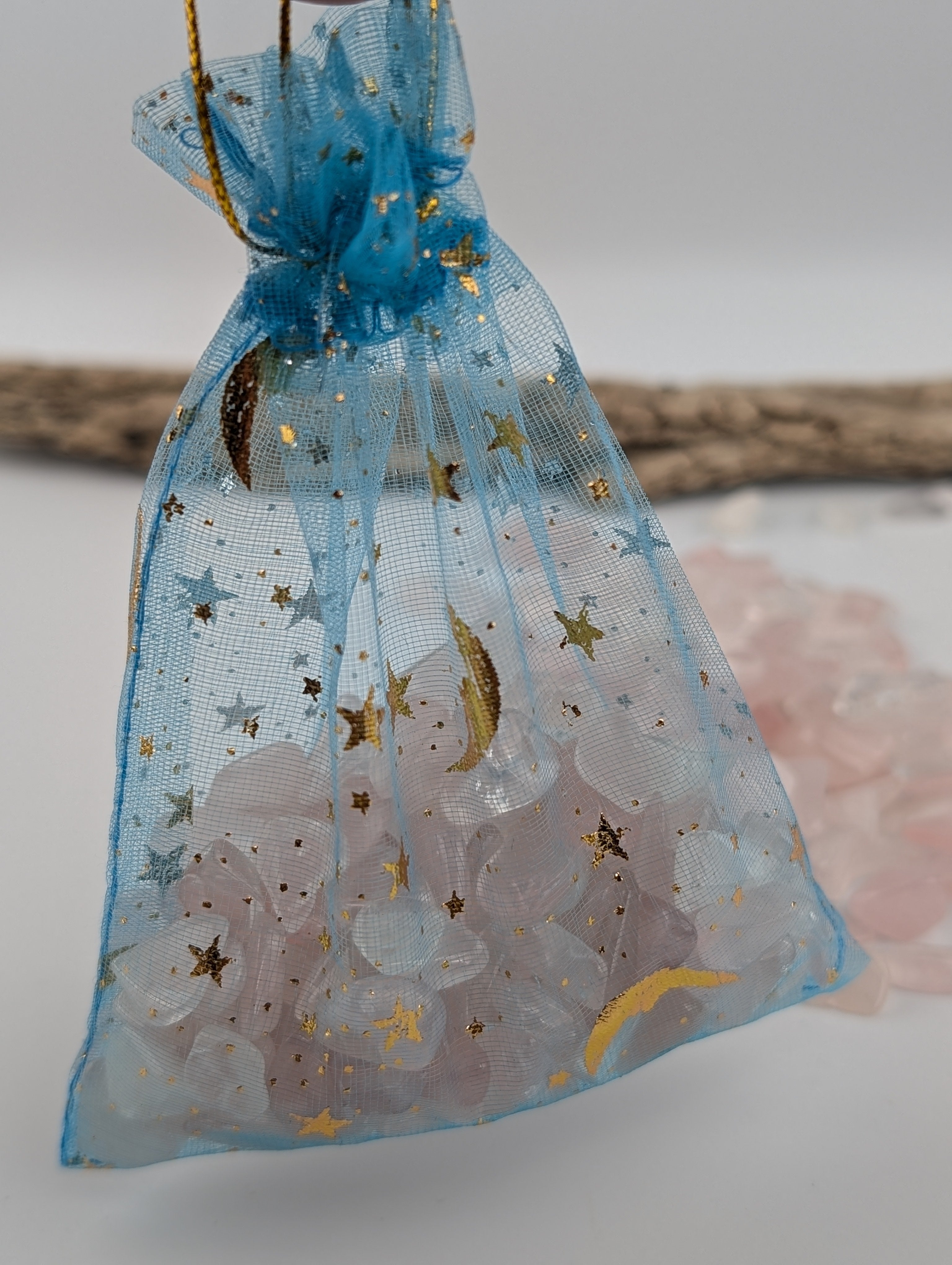 100g Rosenquarz Chips