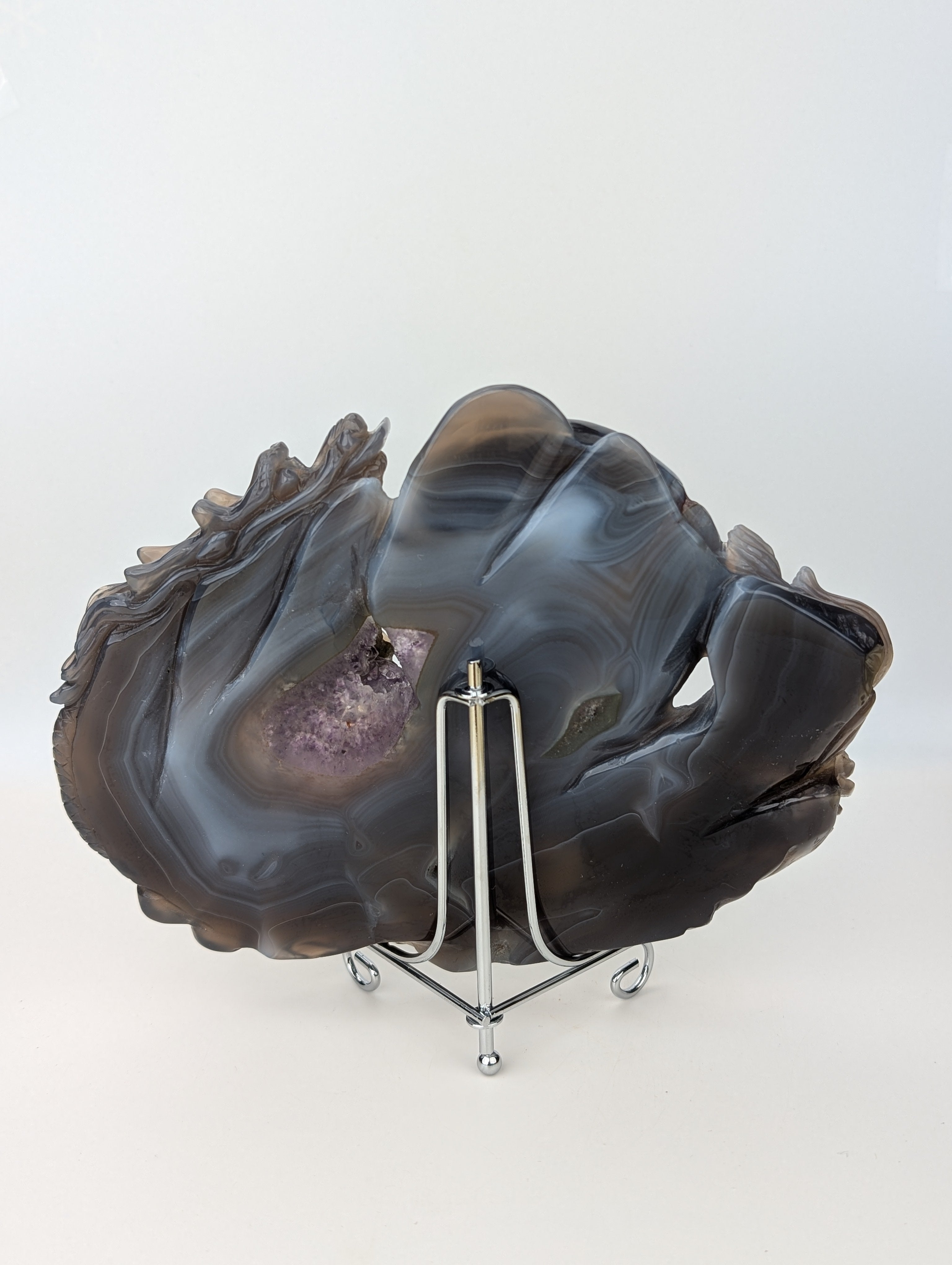 Achat/Amethyst Drachencarving High Quality