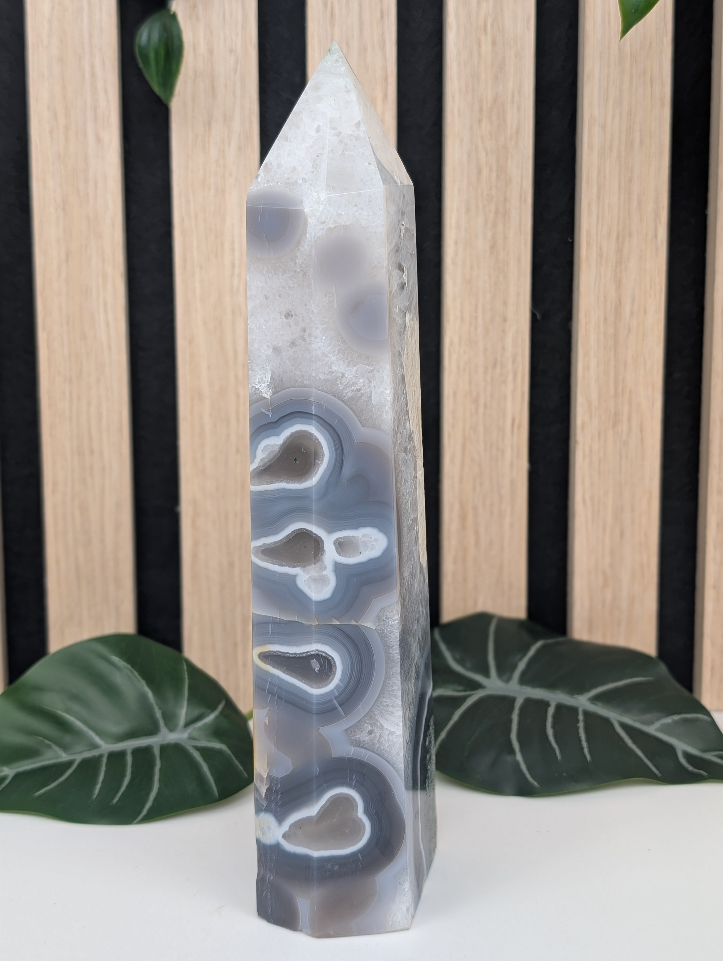 Moosachat Turm mit Calcit