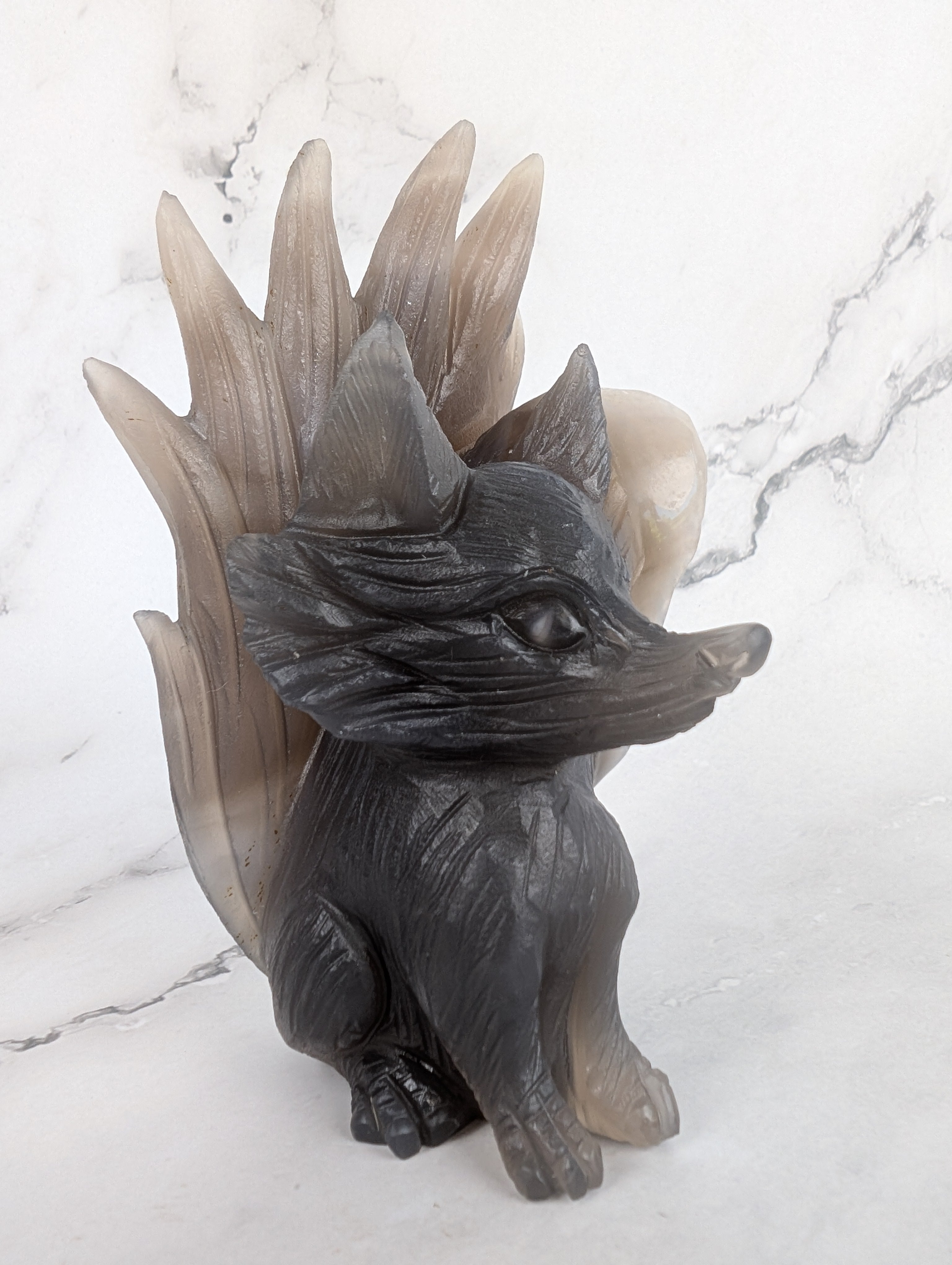 Achat mit Druse neunschwänziger Fuchs - High Quality 1