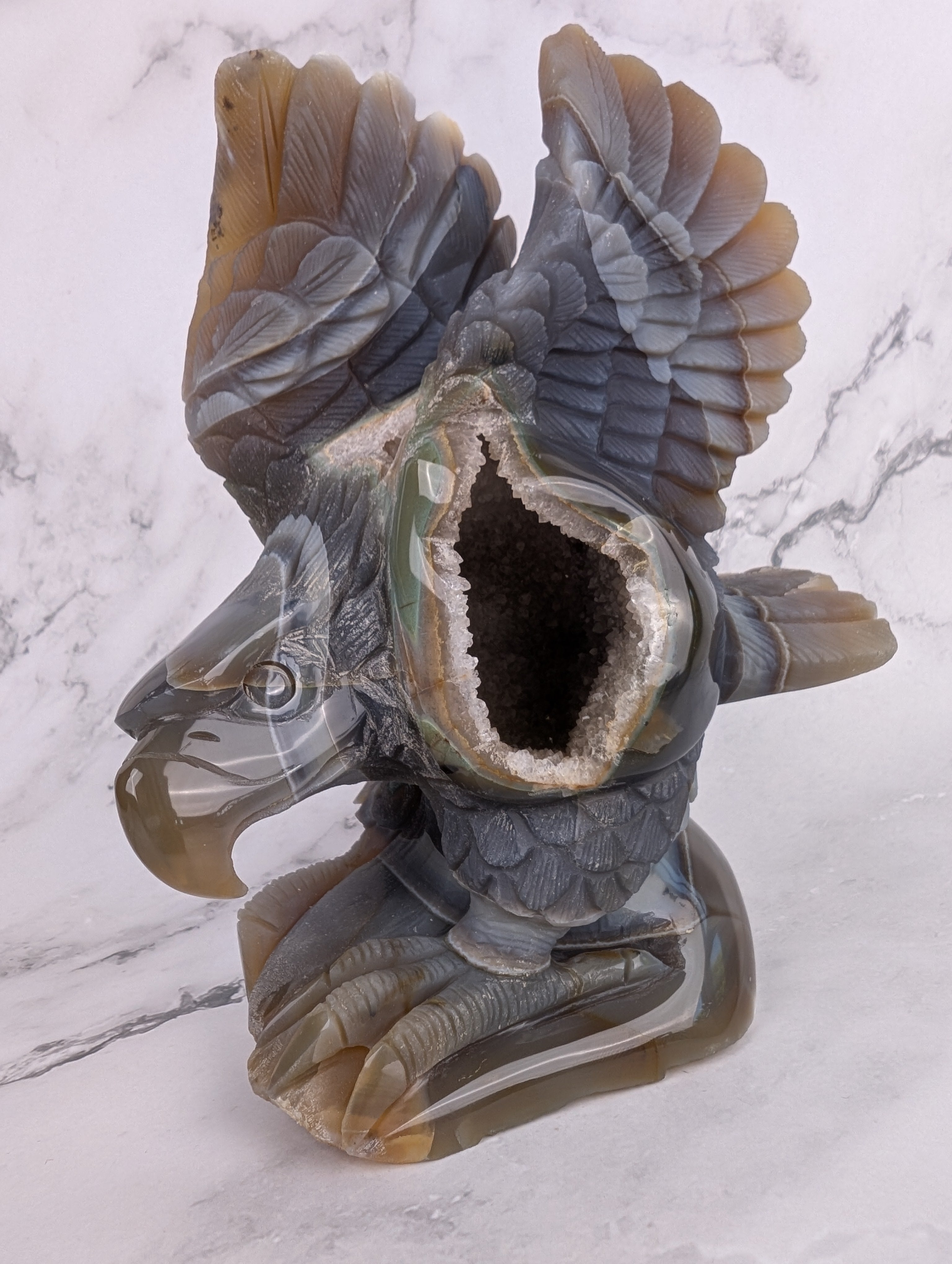 XXL Druzy Achat Adler - High Quality