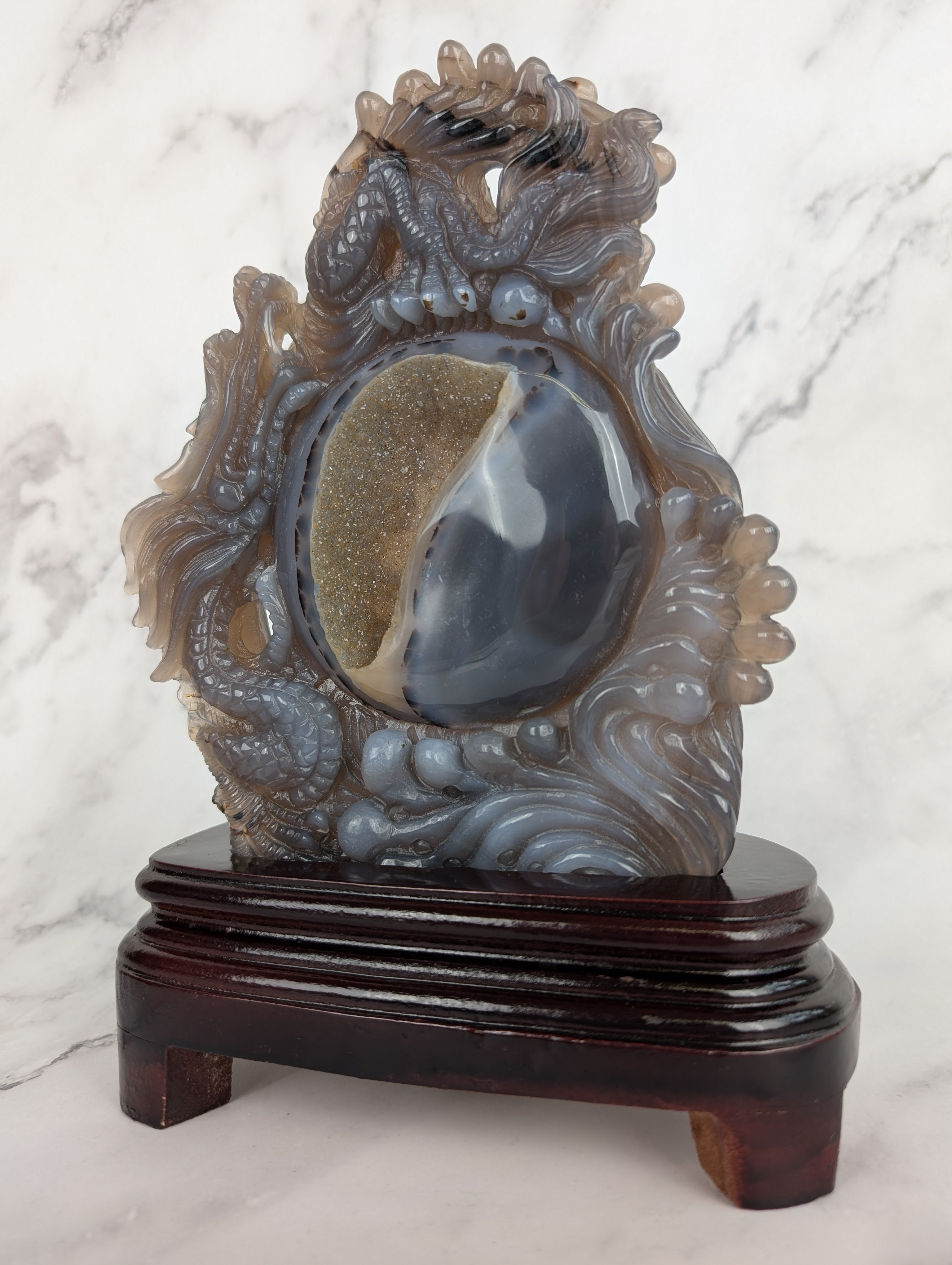 Achat Drachencarving High Quality
