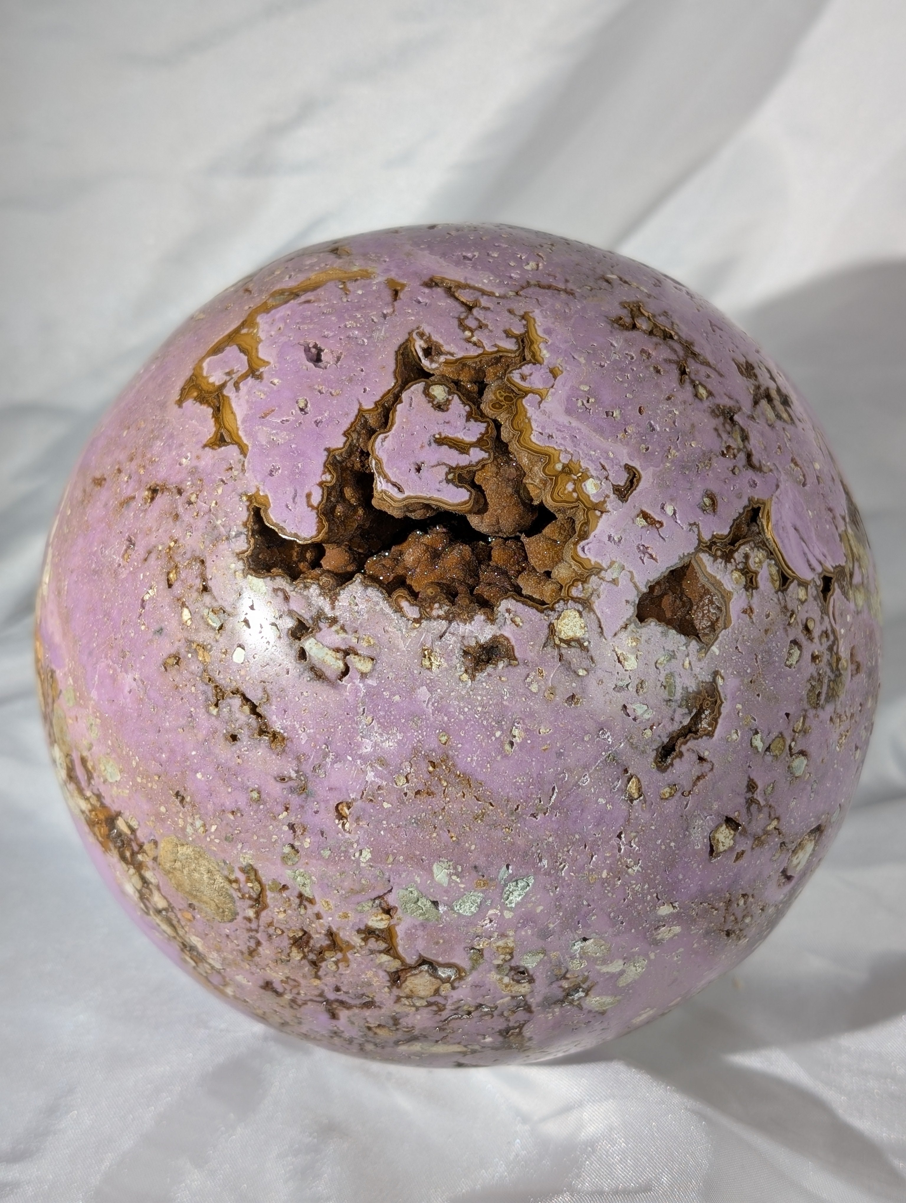 XXL Phosphosiderit Kugel