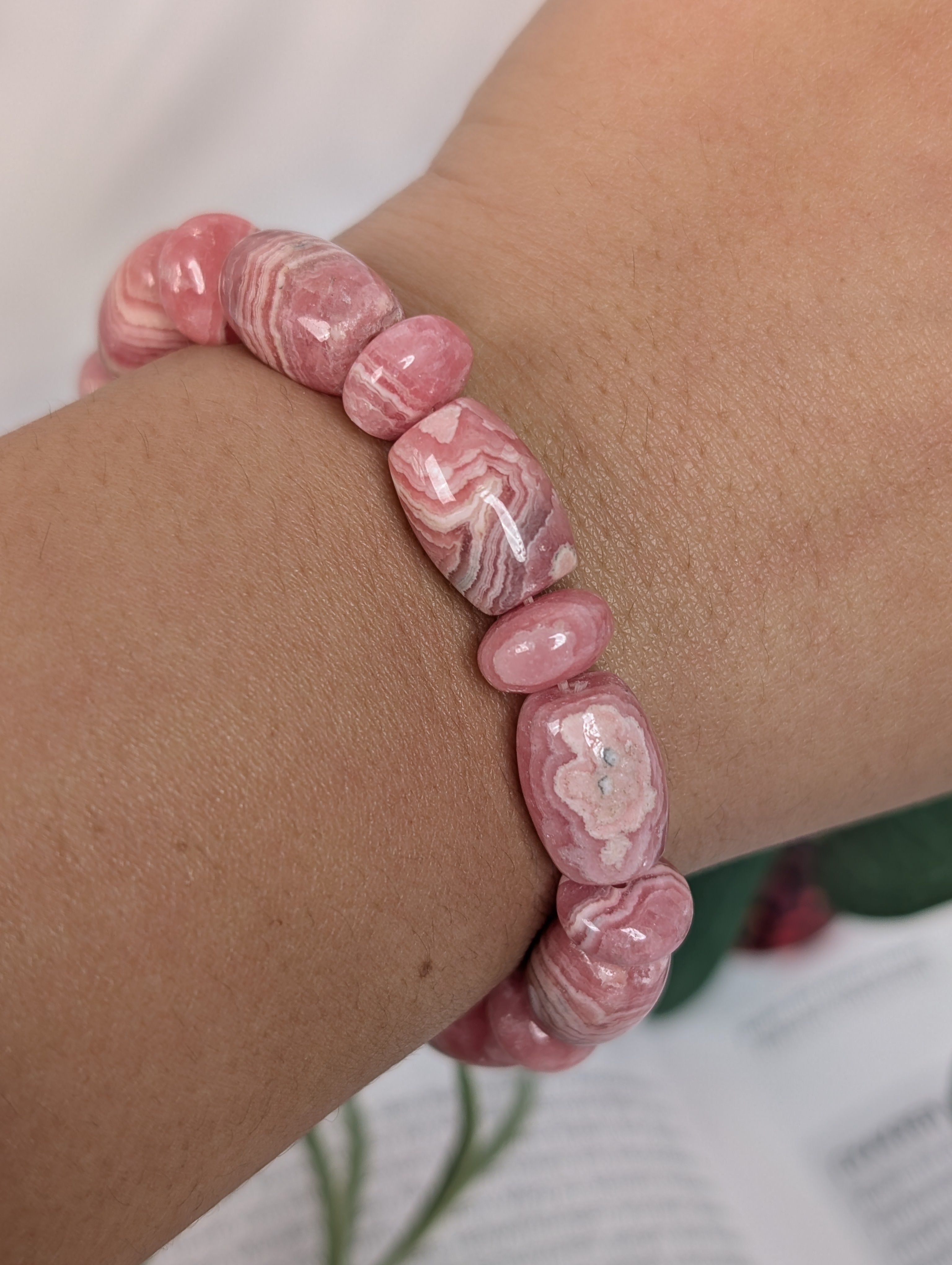 Rhodochosit Armband 2