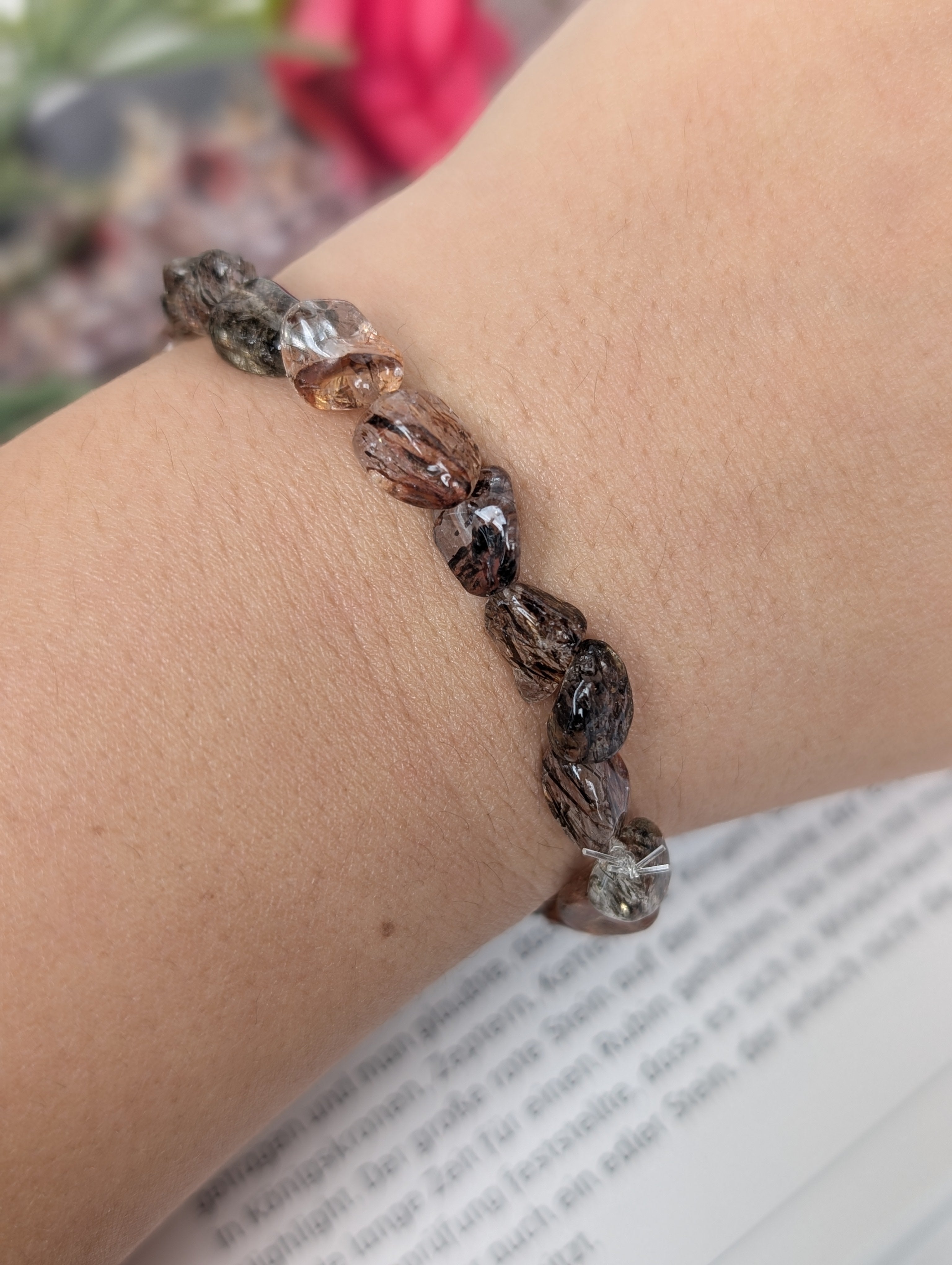 Cacoxenit Armband Nuggets