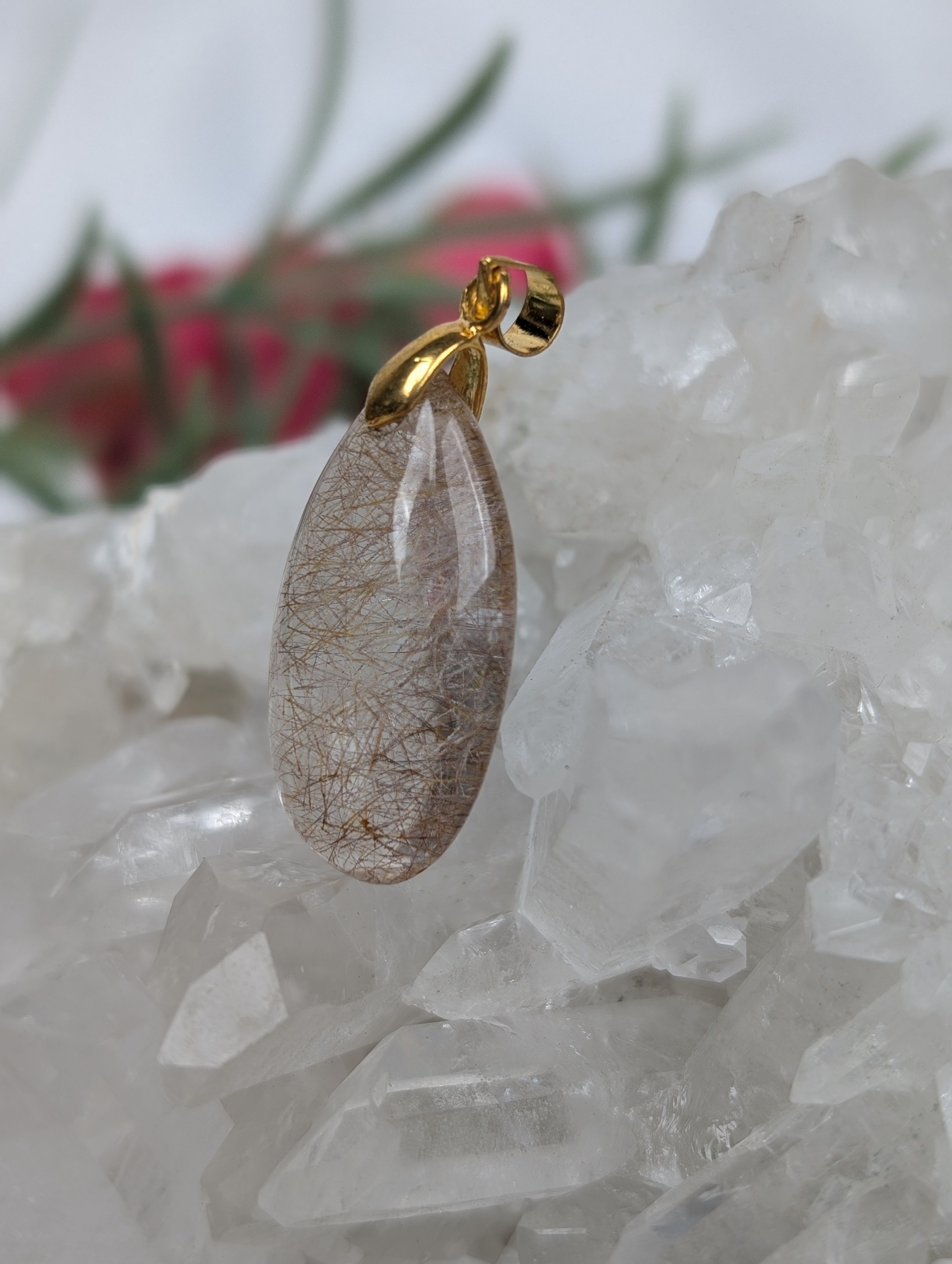 Anhänger "Gold Rutil"