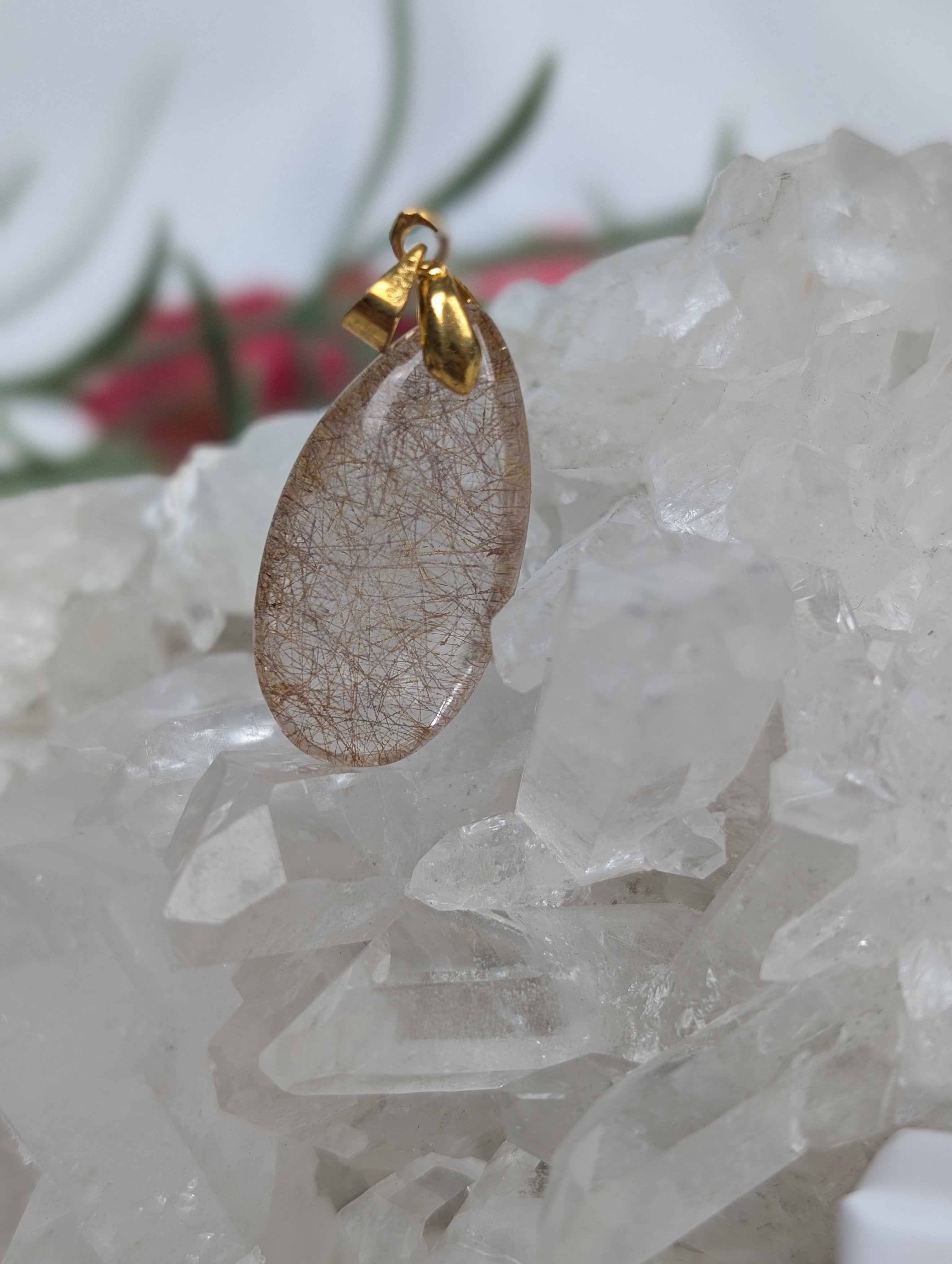 Anhänger "Gold Rutil"