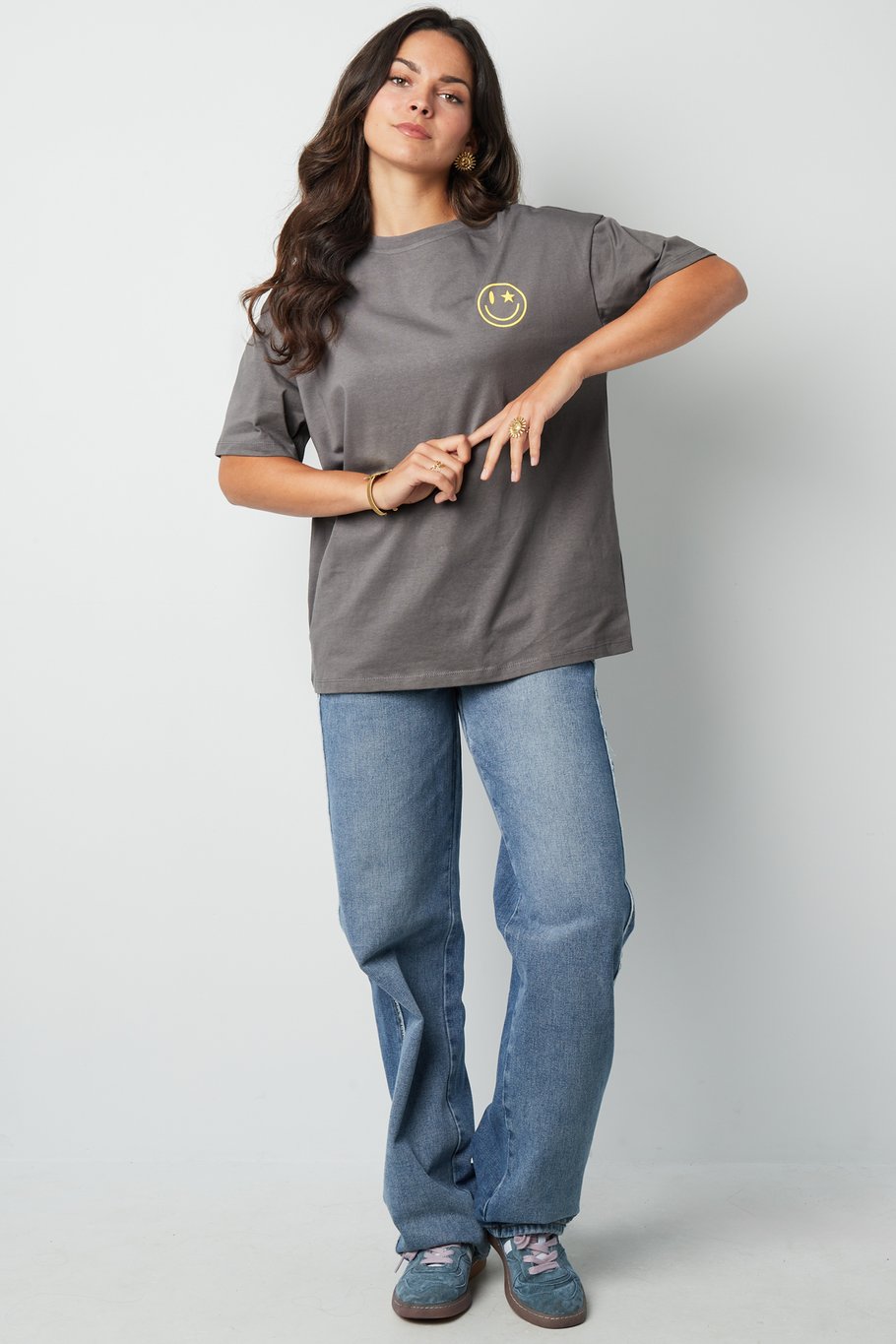 T-Shirt Happy Life Smiley