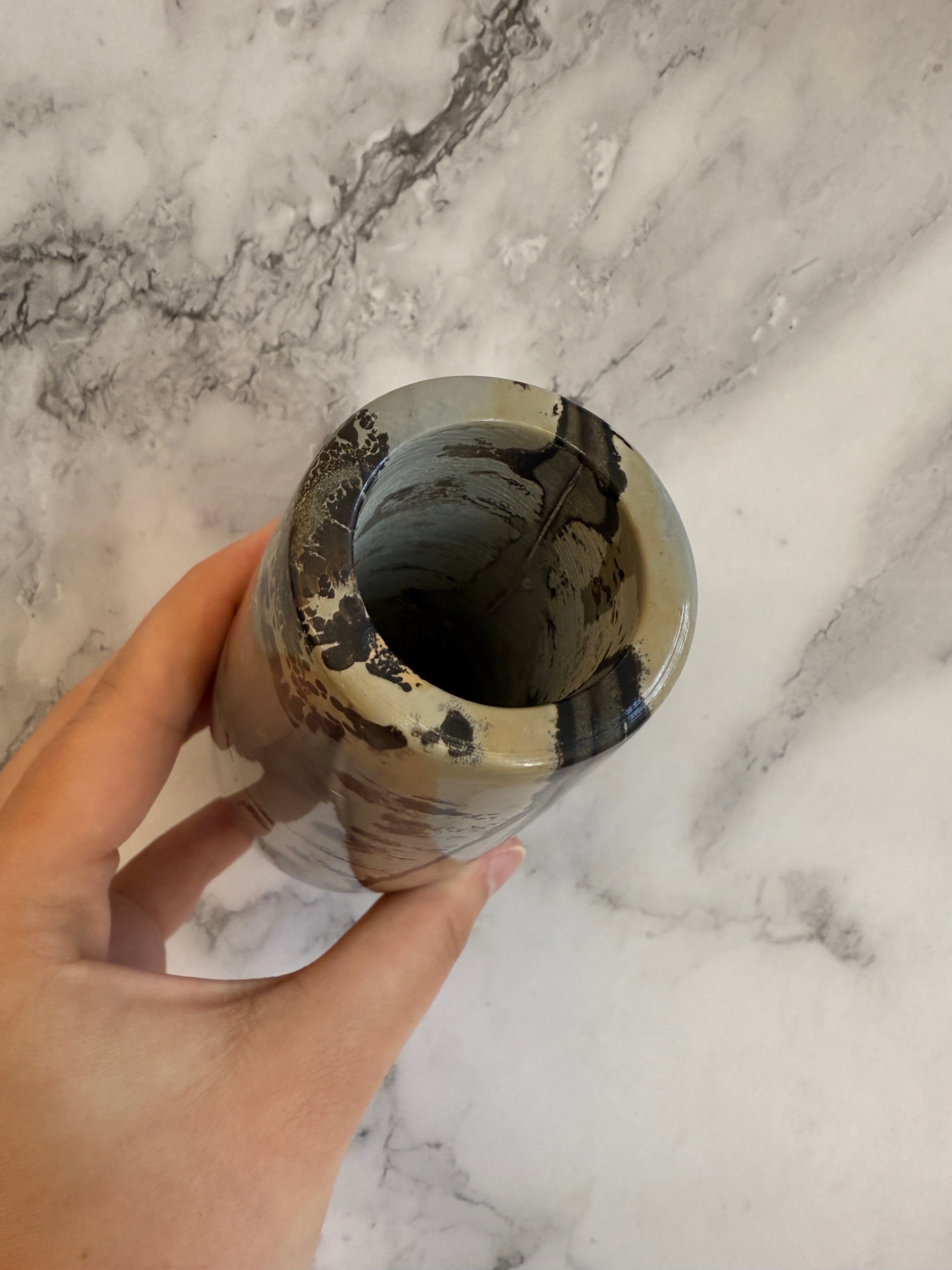 Mystery Picture Jaspis Vase