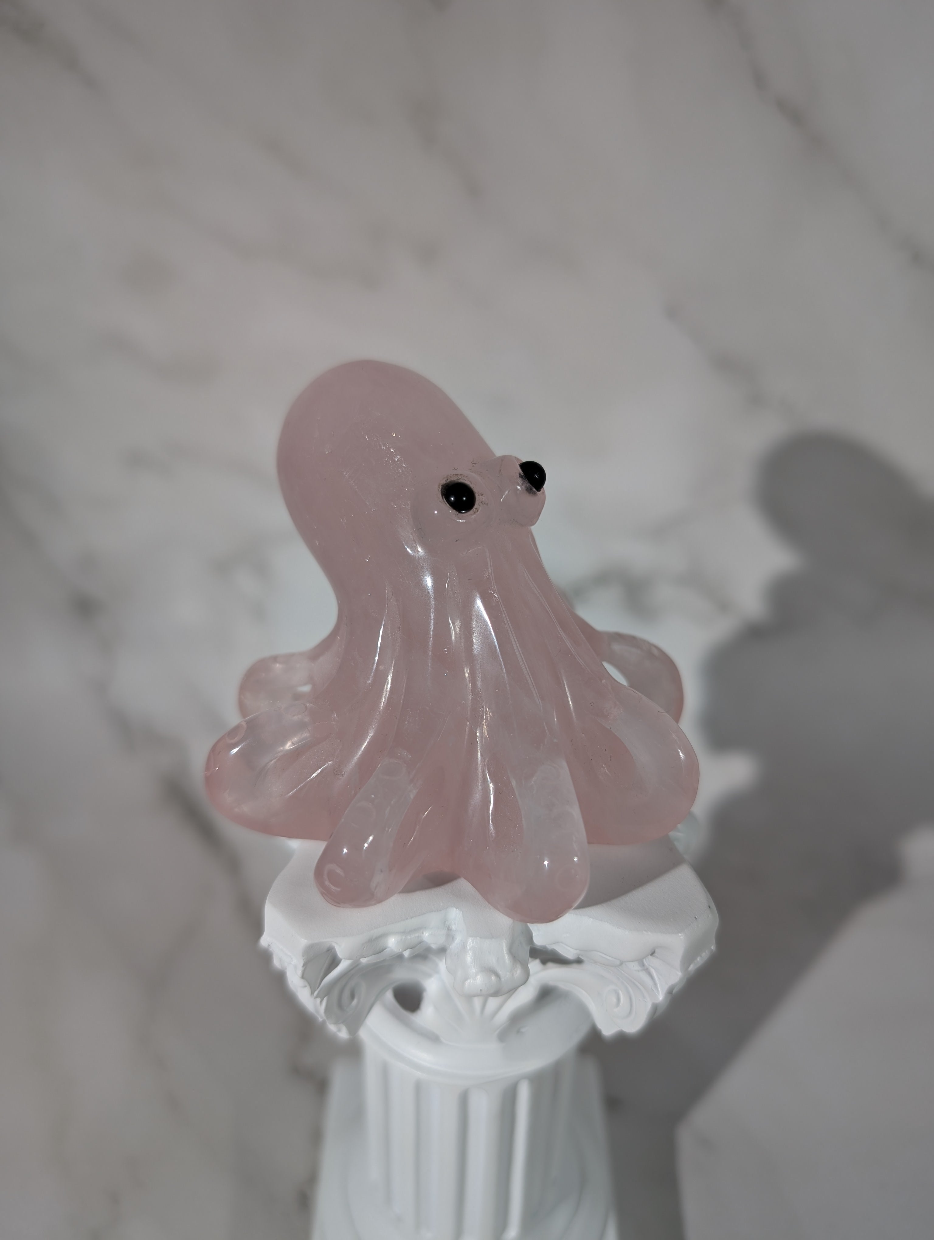 Rosenquarz Octopus