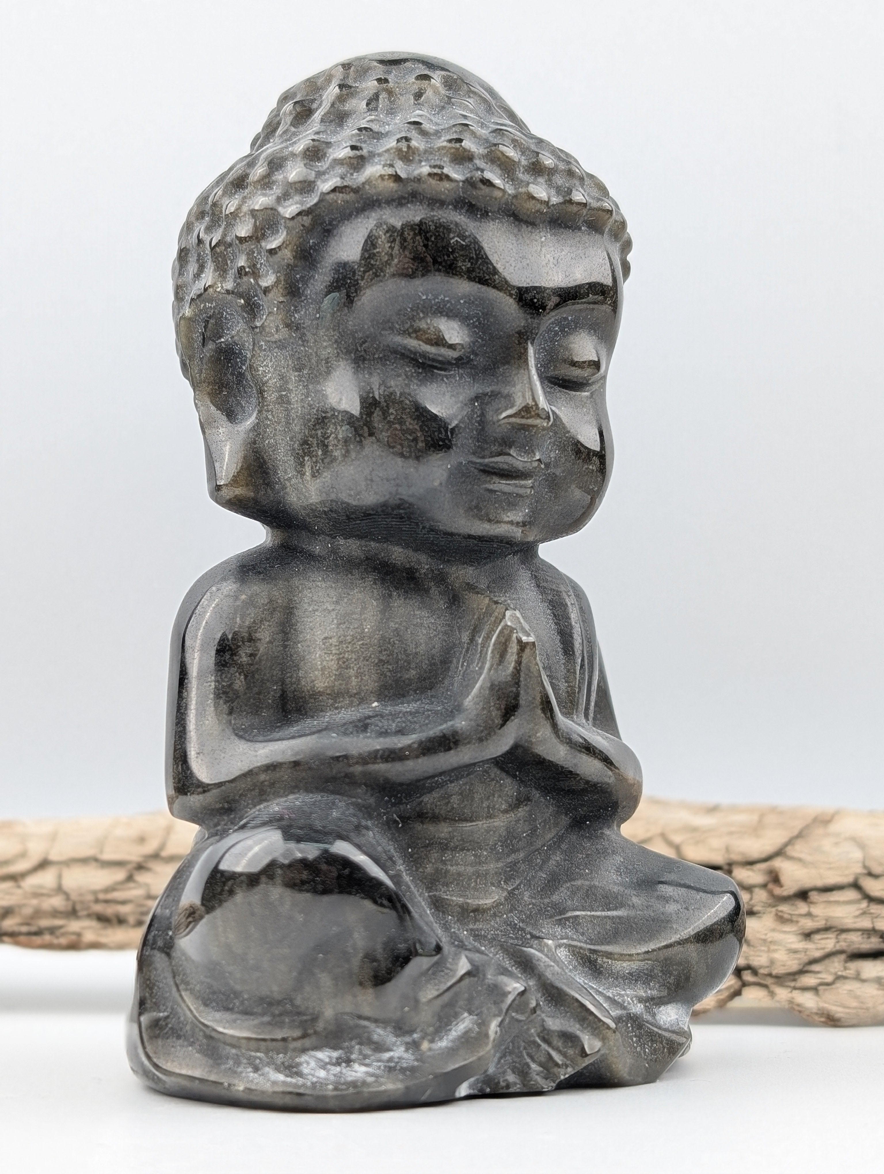 Gold Obsidian Buddha 1