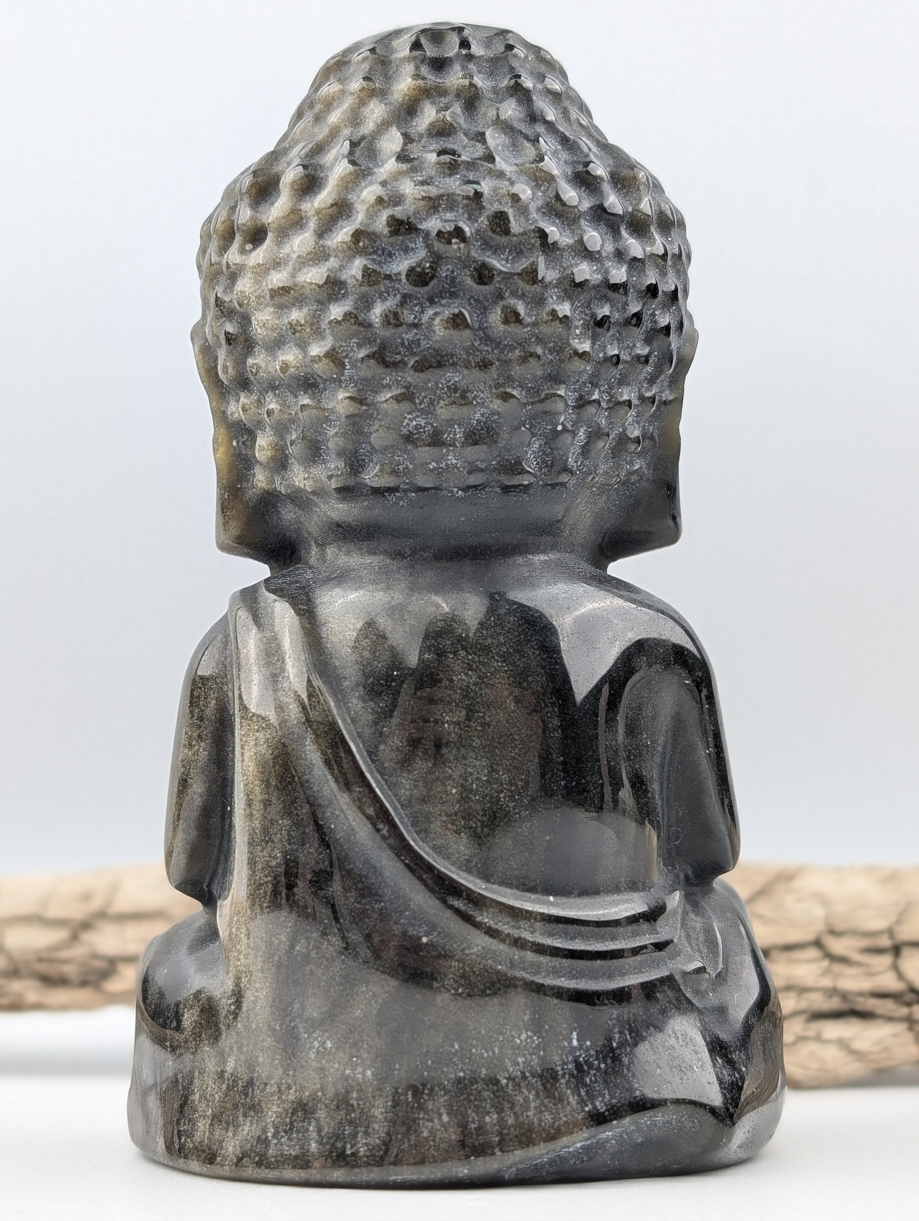 Gold Obsidian Buddha 1