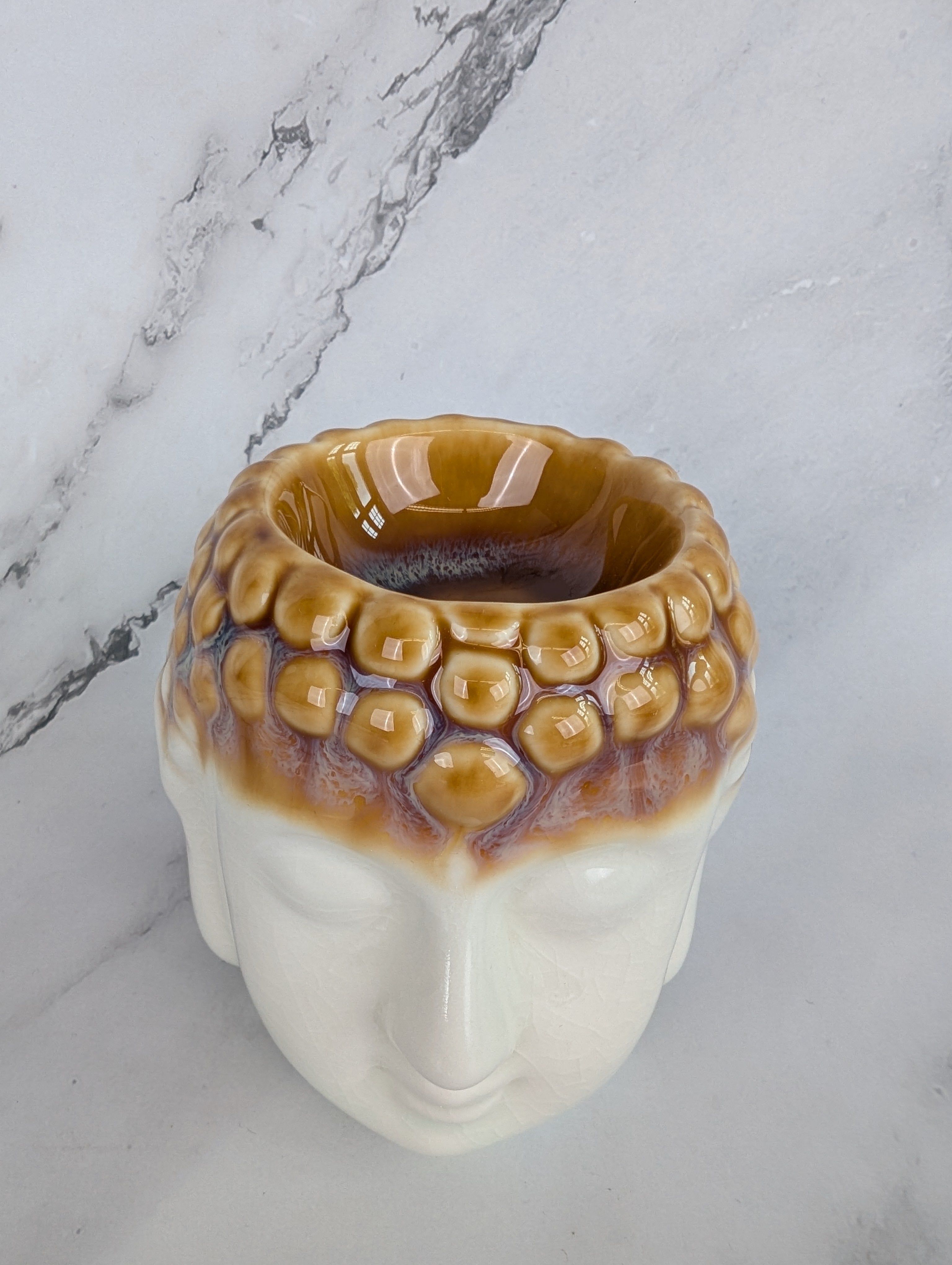 Buddha Duftlampe: Elfenbein