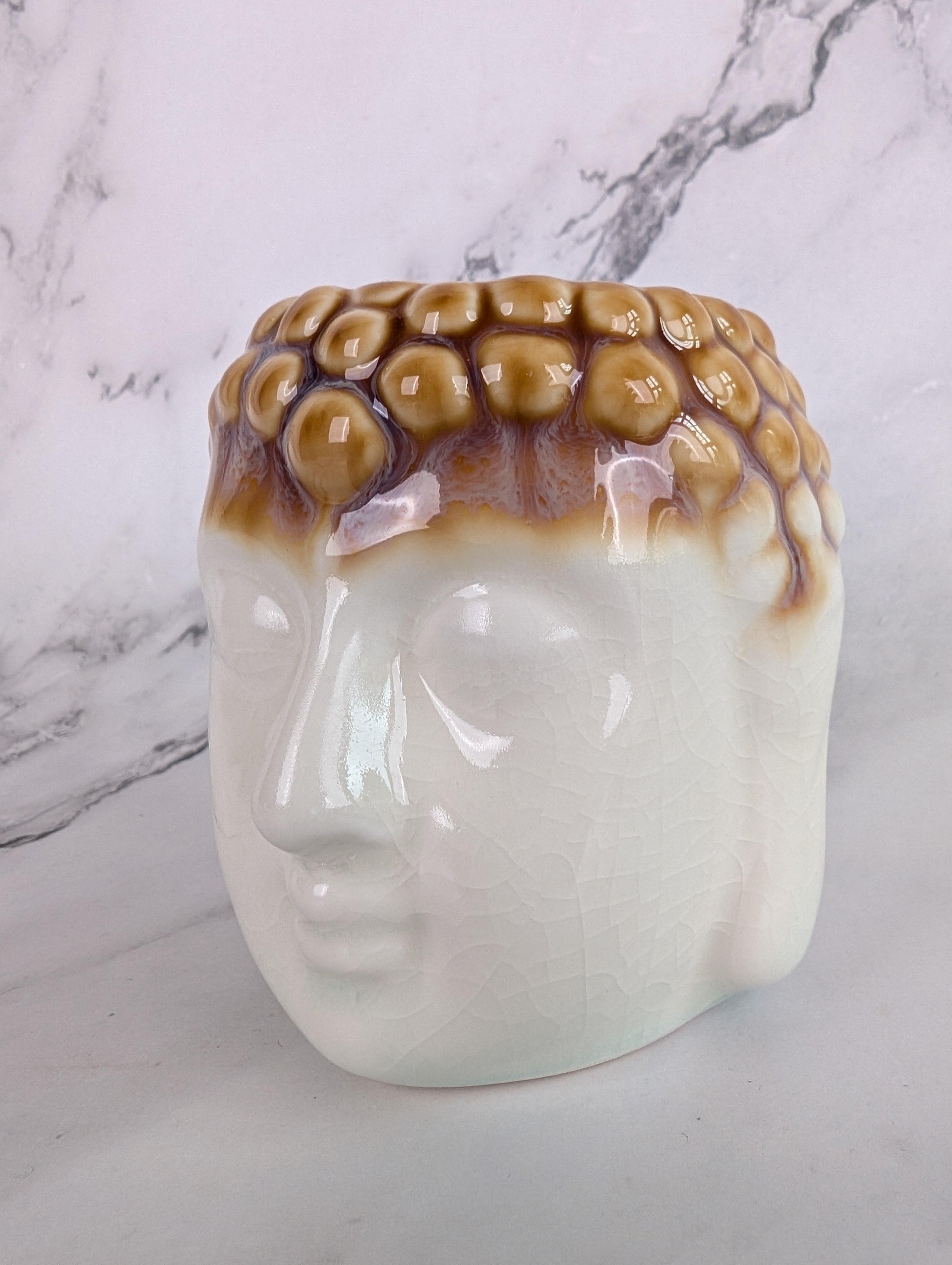 Buddha Duftlampe: Elfenbein