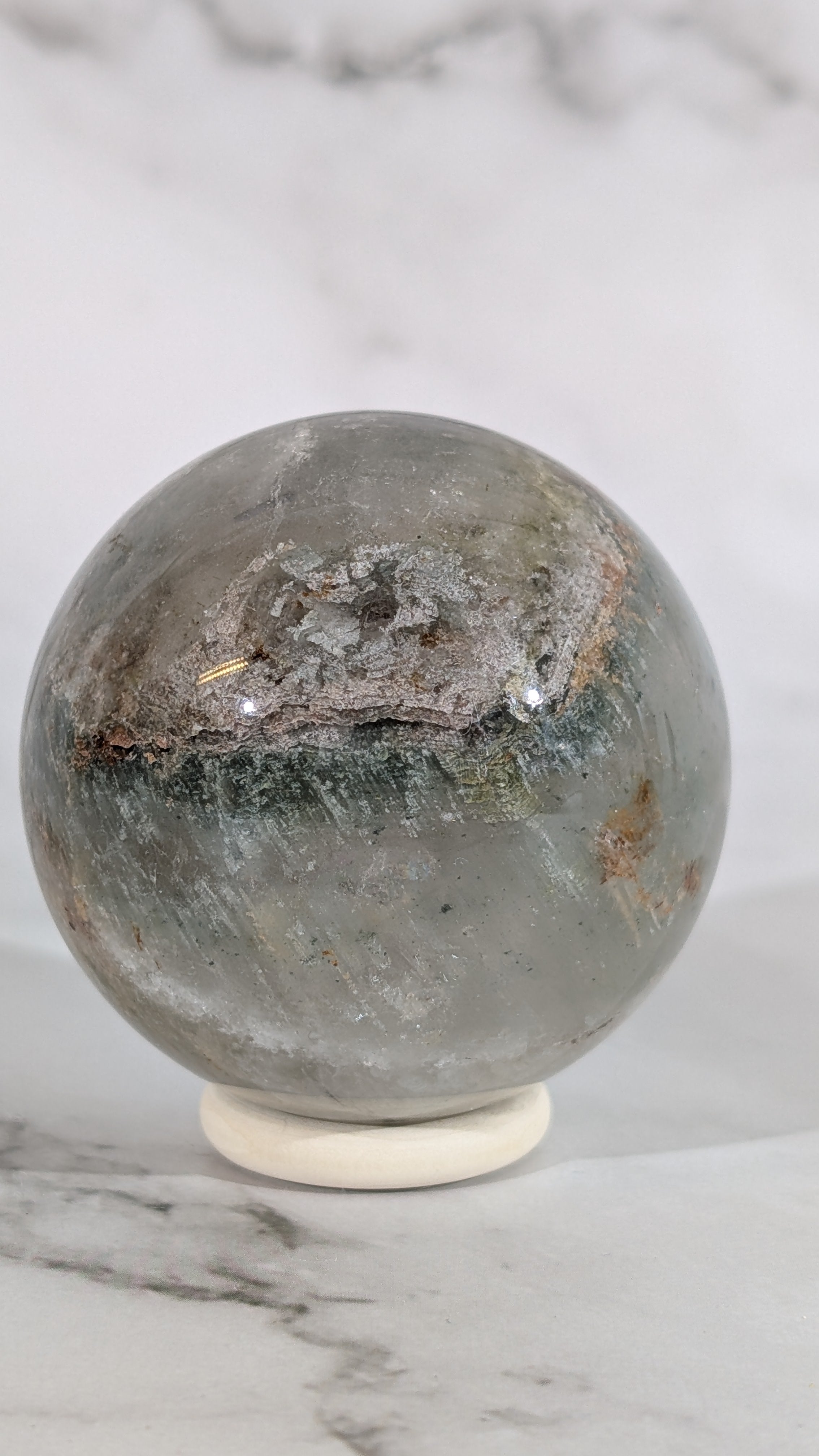 Gartenquarz Kugel 5
