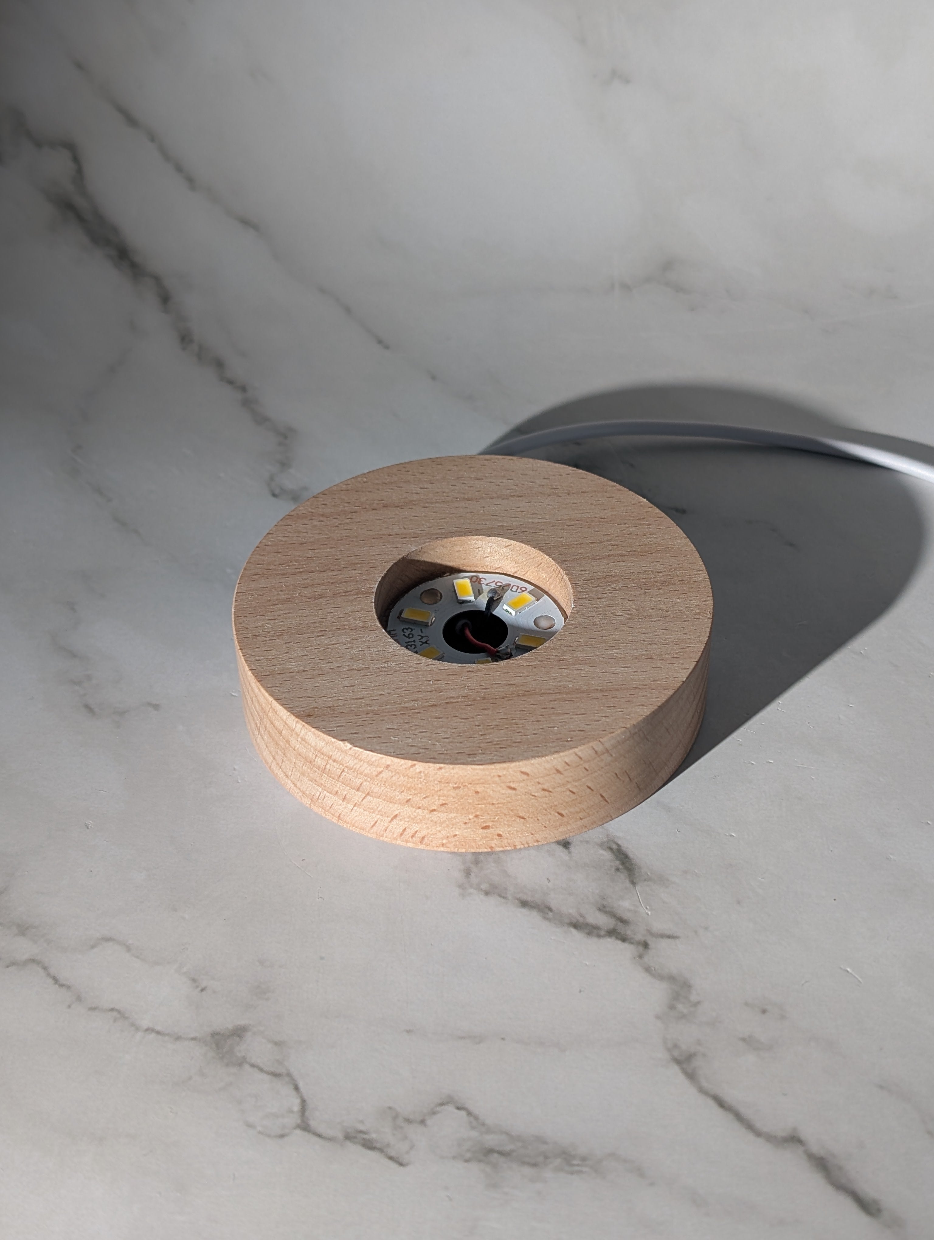 LED Lichtsockel mit warmem Licht