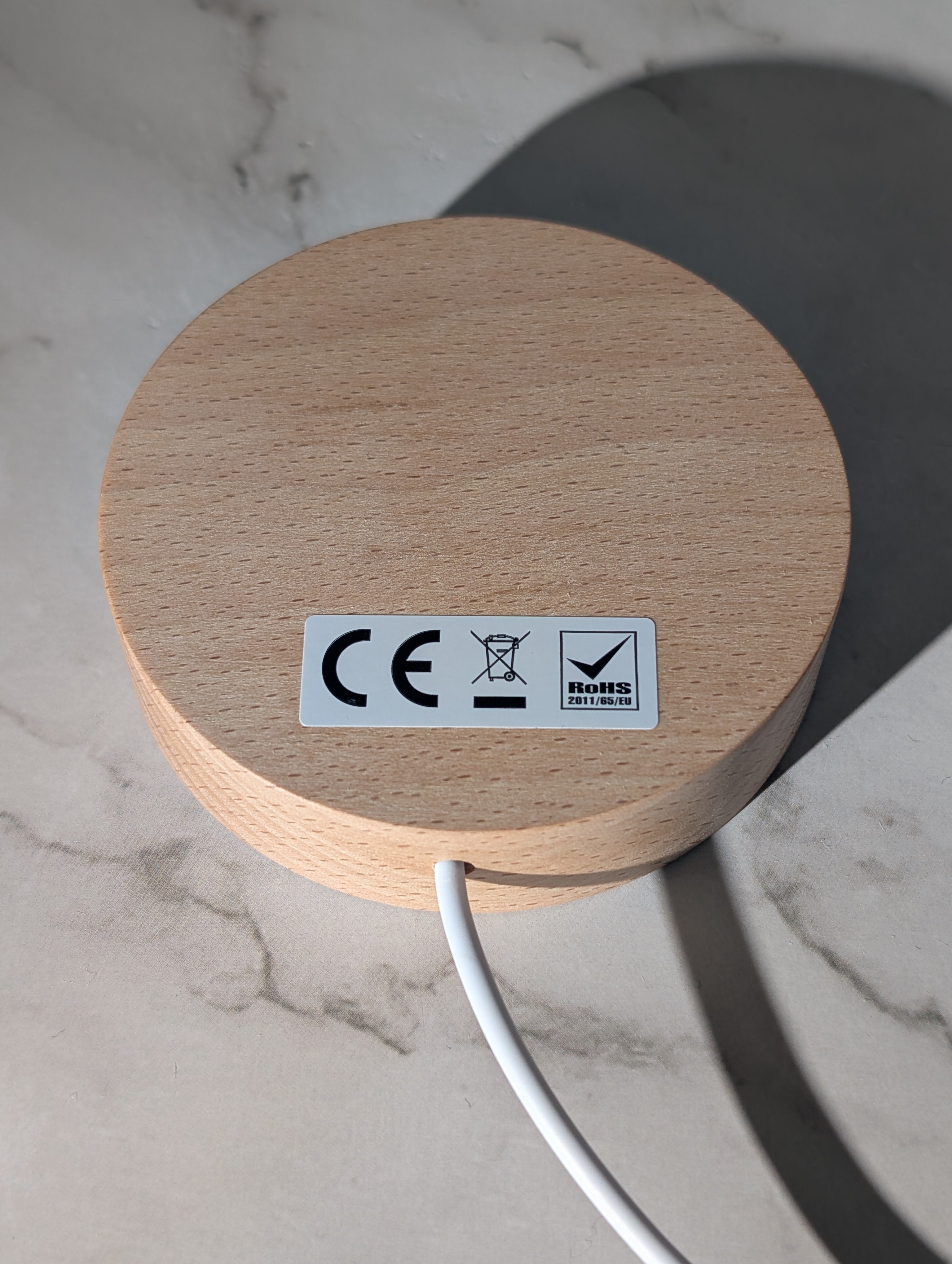 LED Lichtsockel mit warmem Licht