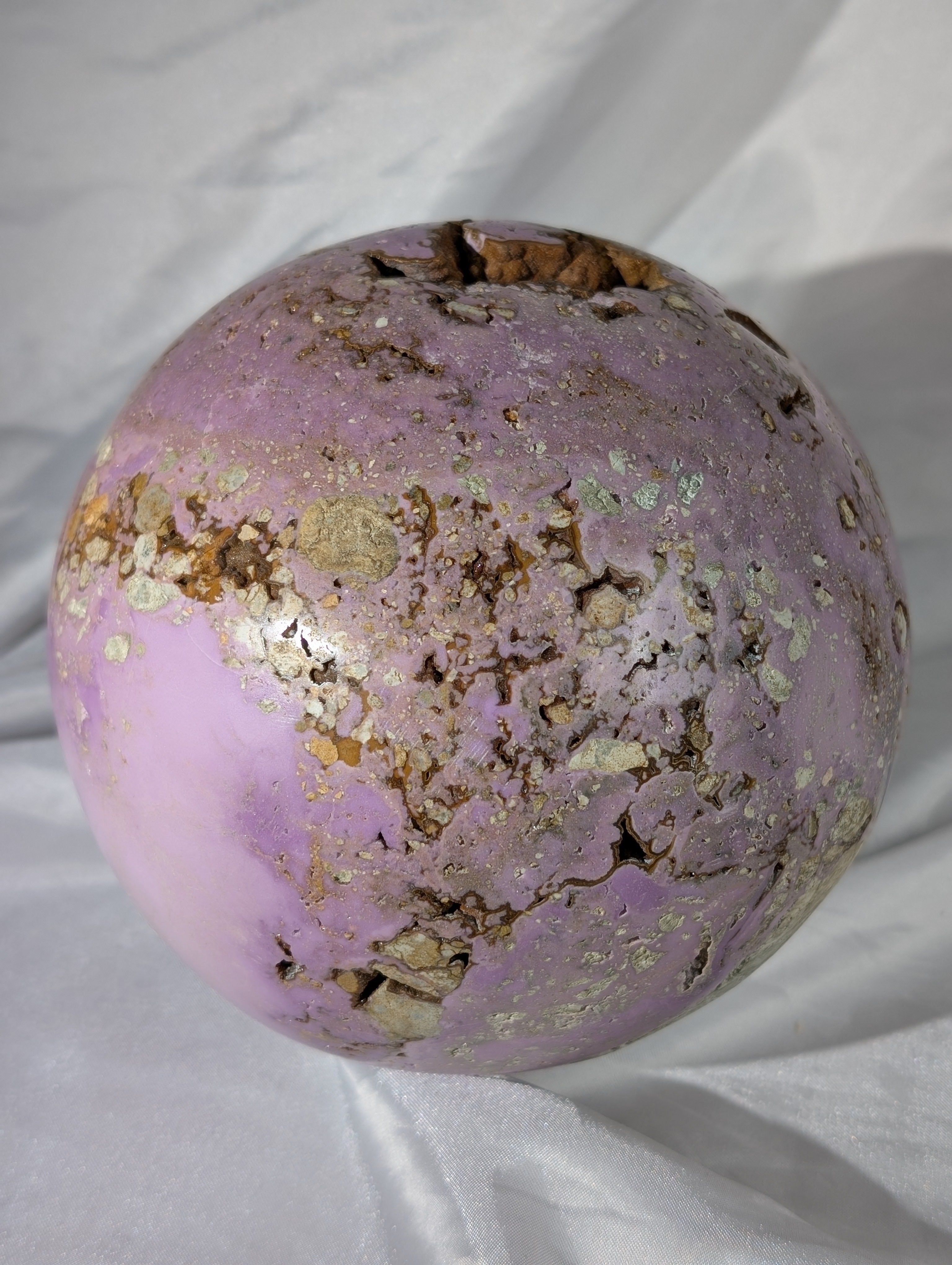 XXL Phosphosiderit Kugel