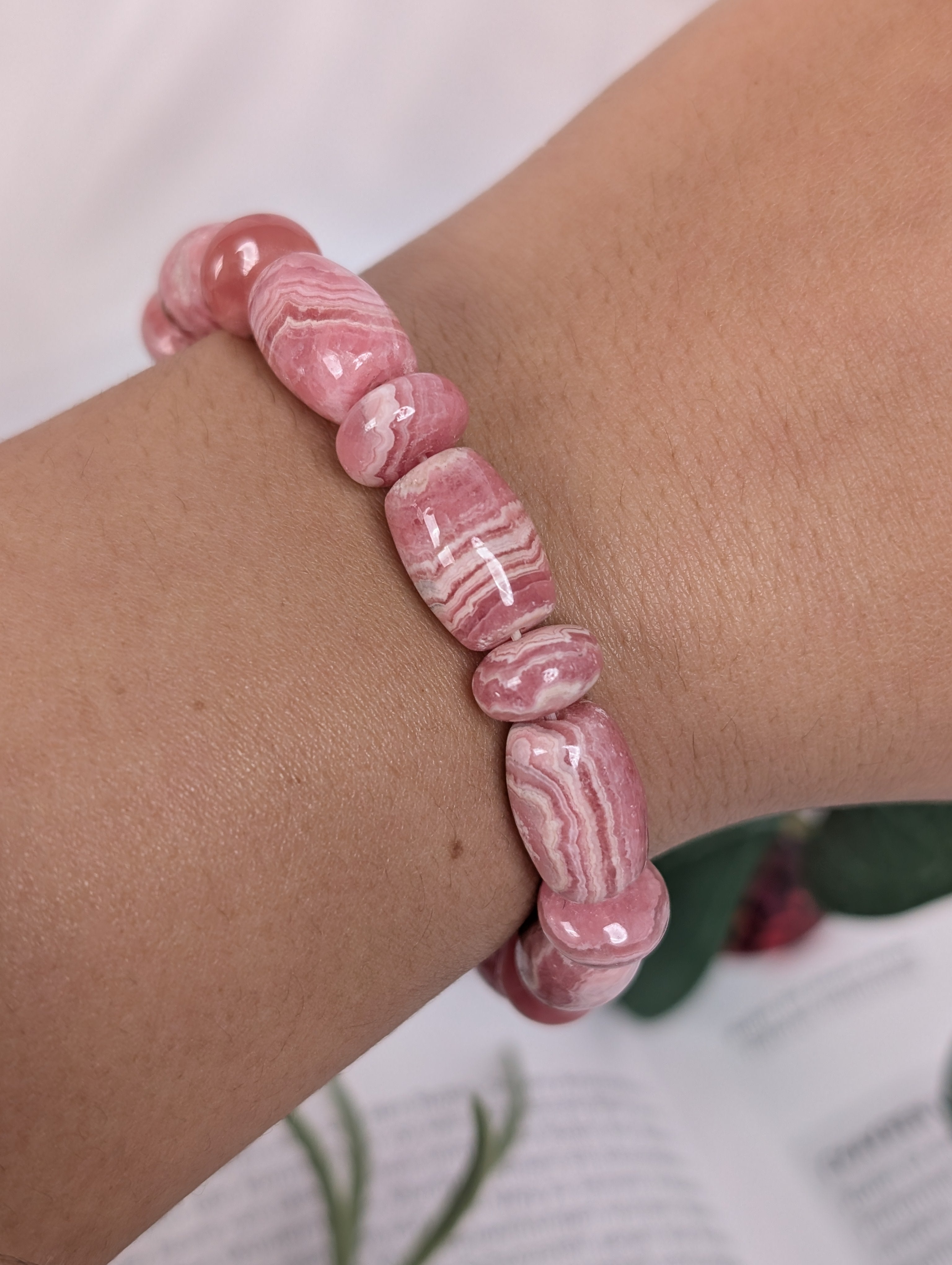 Rhodochosit Armband 1