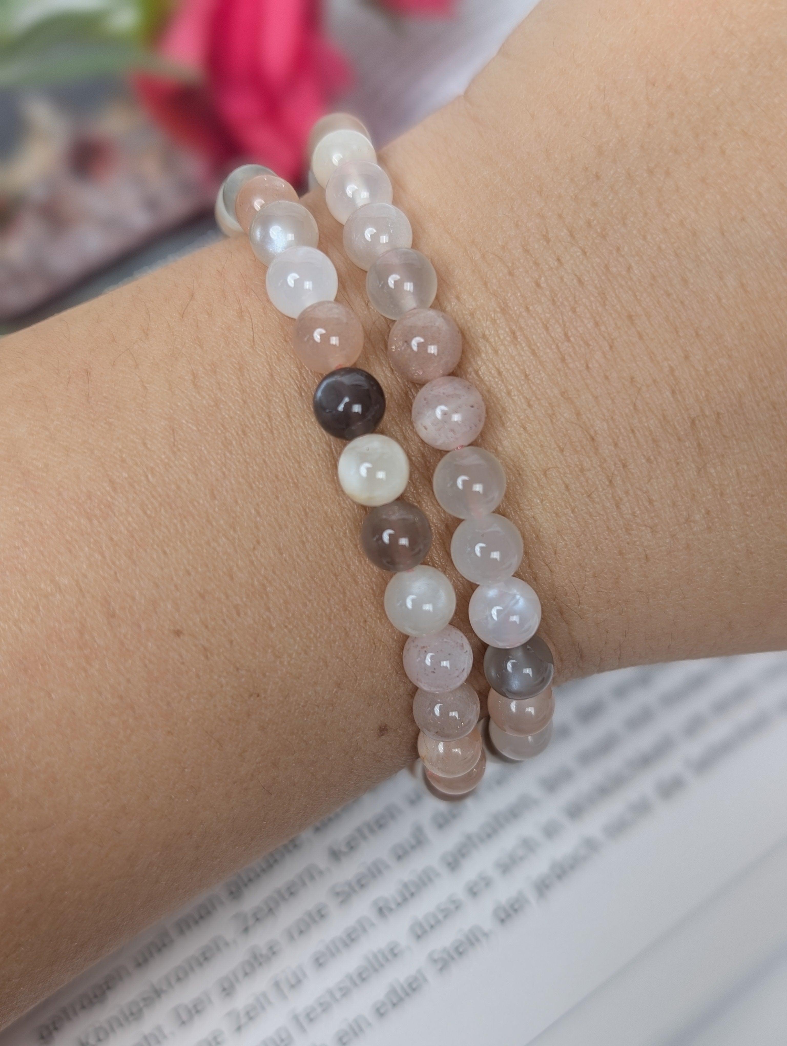 "Bunter" Mondstein Armband