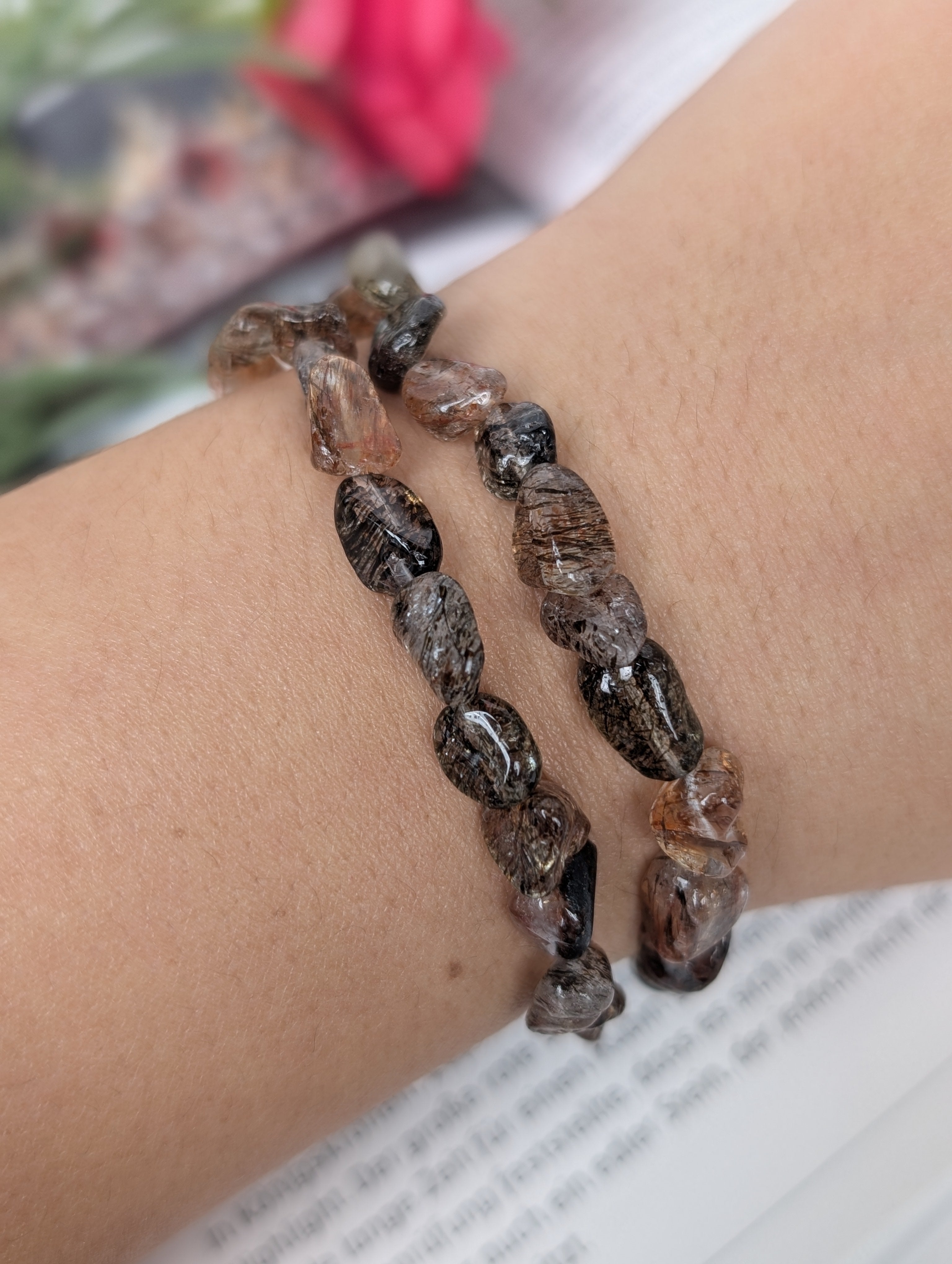 Cacoxenit Armband Nuggets