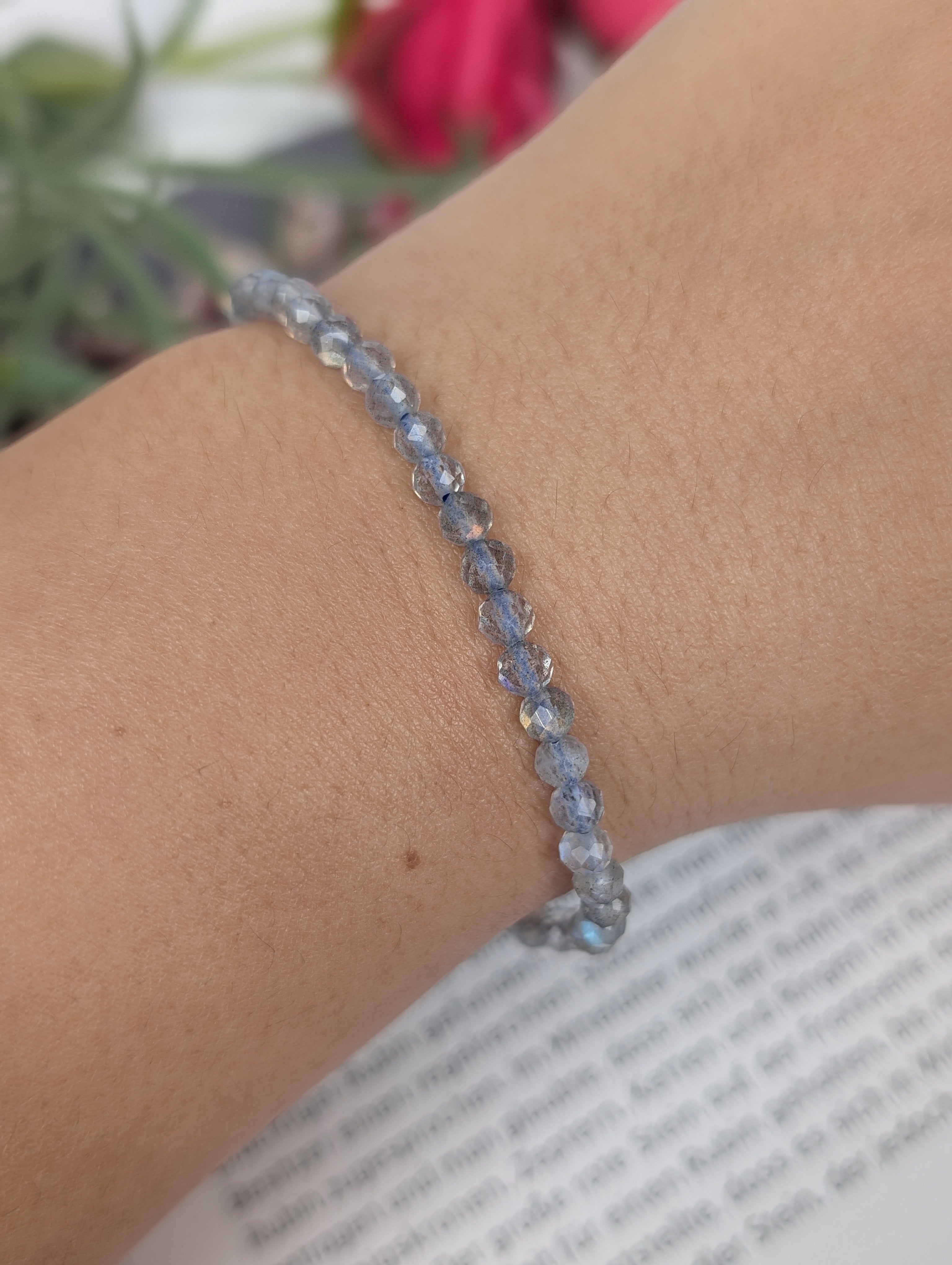 Labradorit Armband facettiert- 4mm