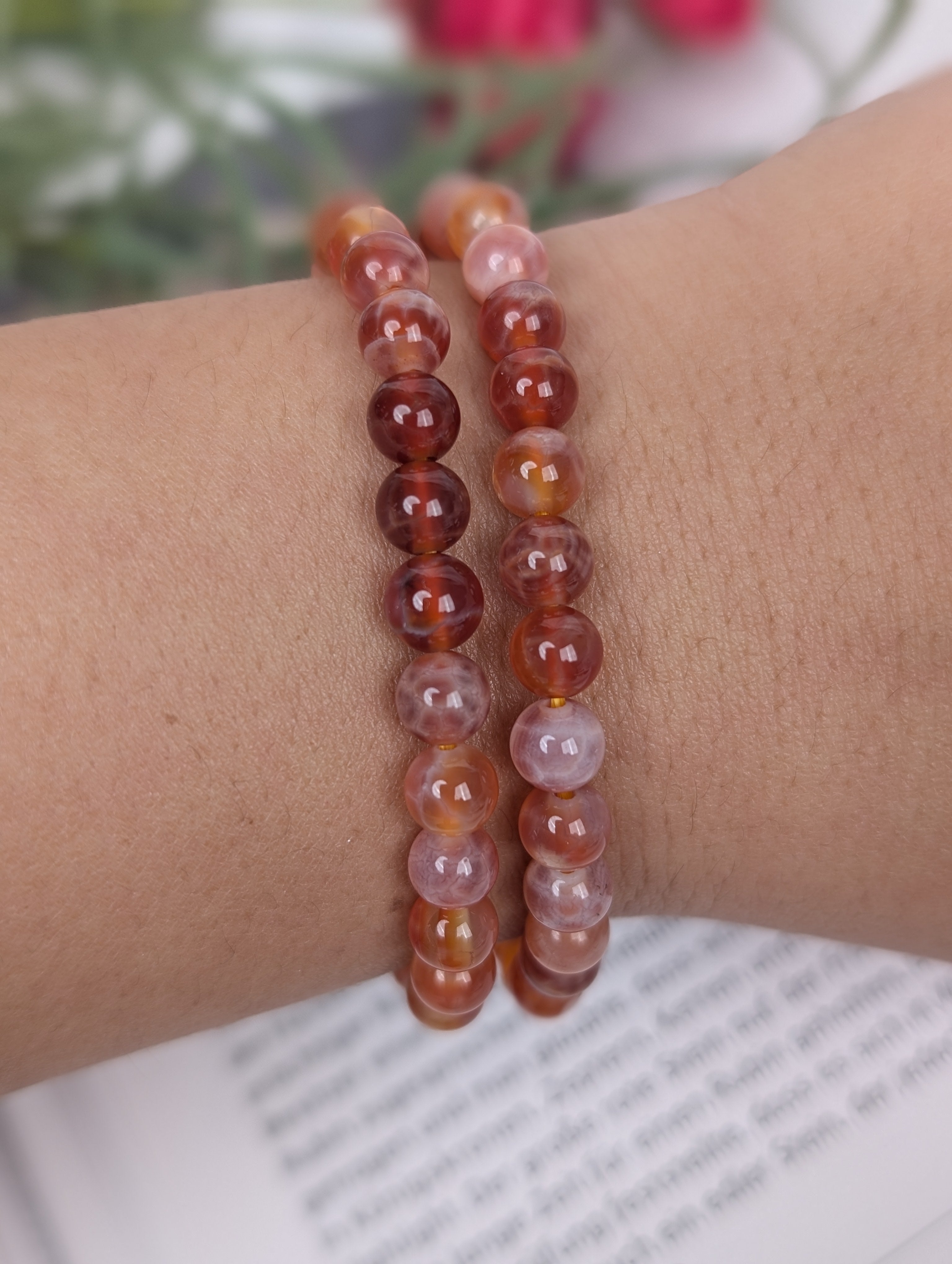 Feuerquarz Armband-6mm