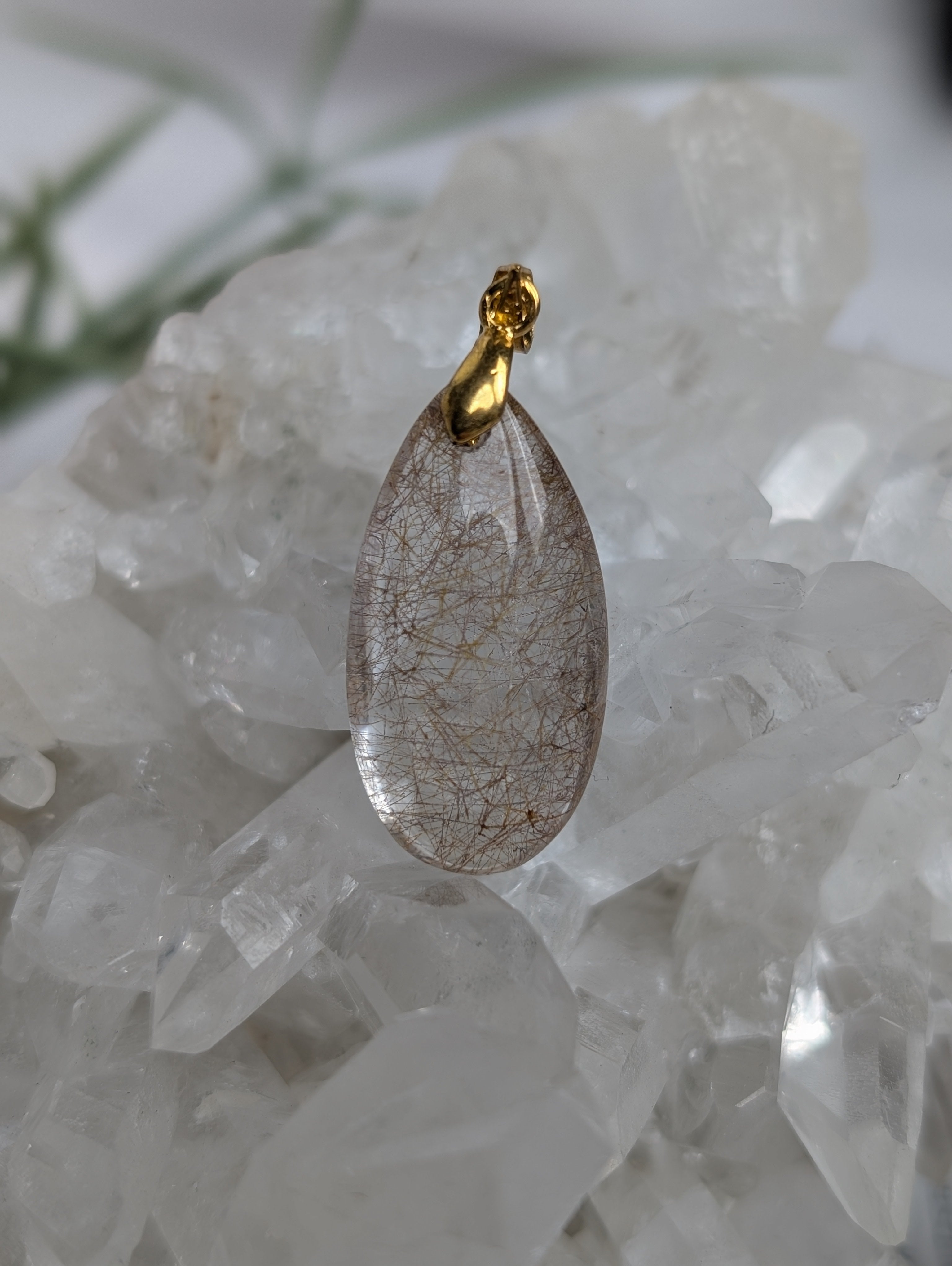 Anhänger "Gold Rutil"