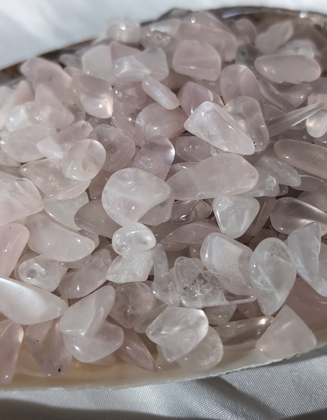 100g Rosenquarz Chips