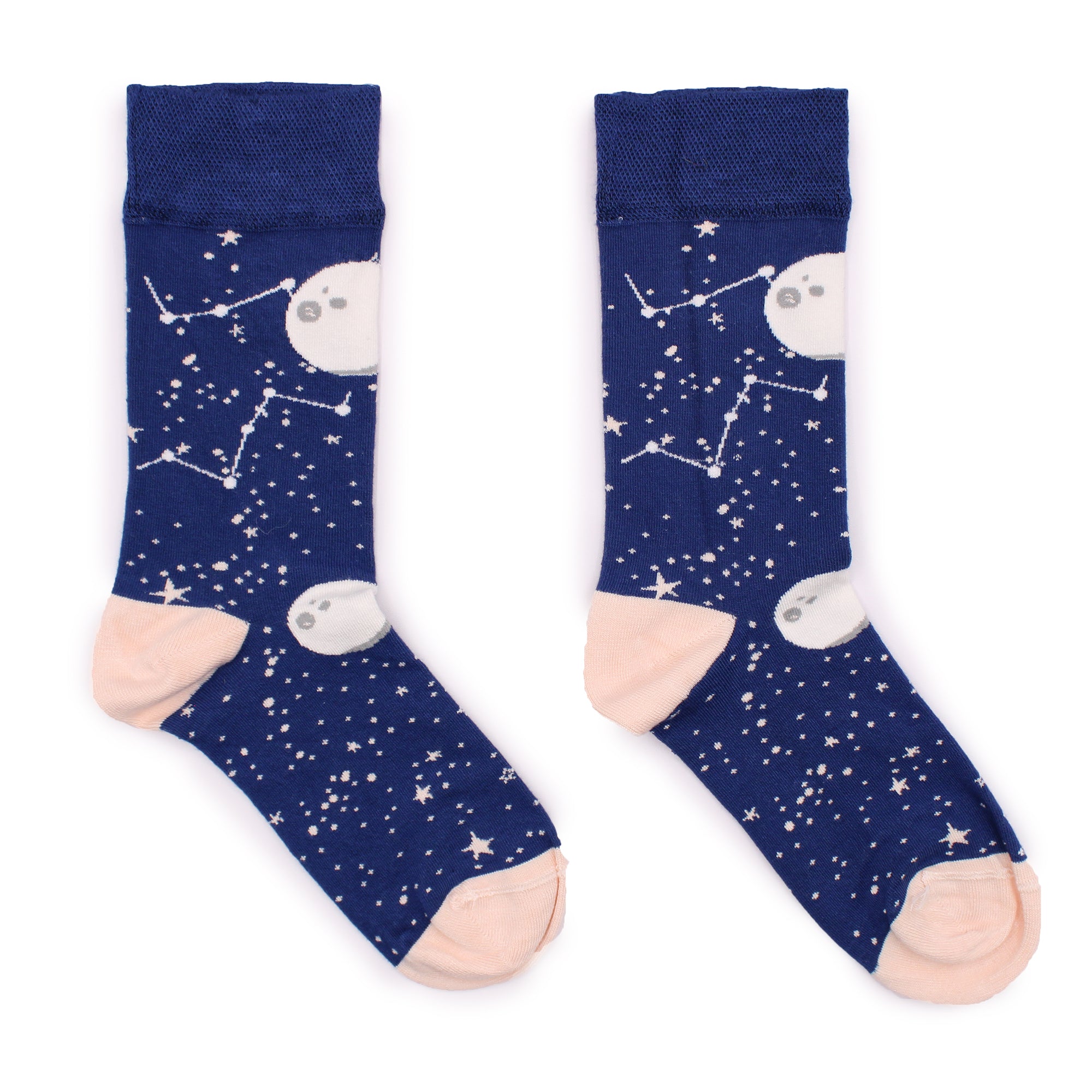 Socken "Mondspaziergang"