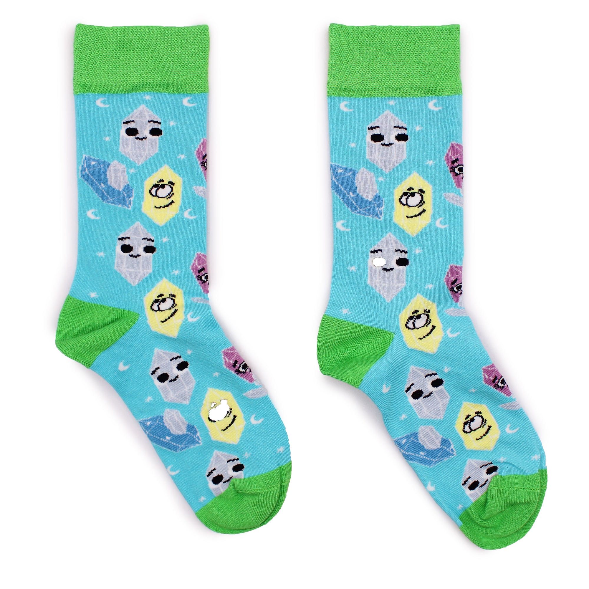 Socken "Lachende Kristalle"
