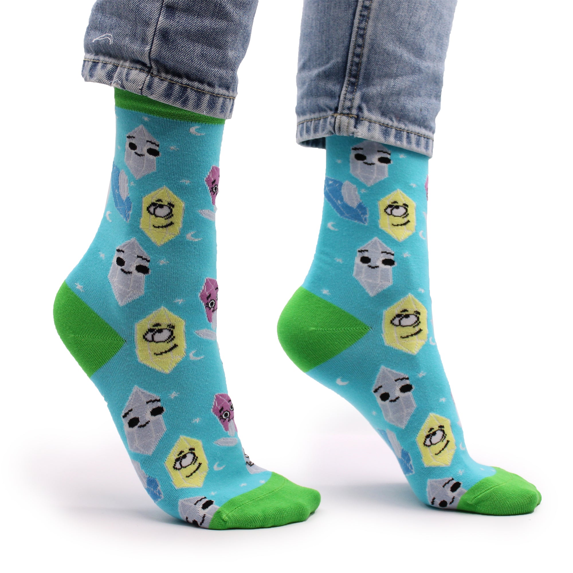 Socken "Lachende Kristalle"